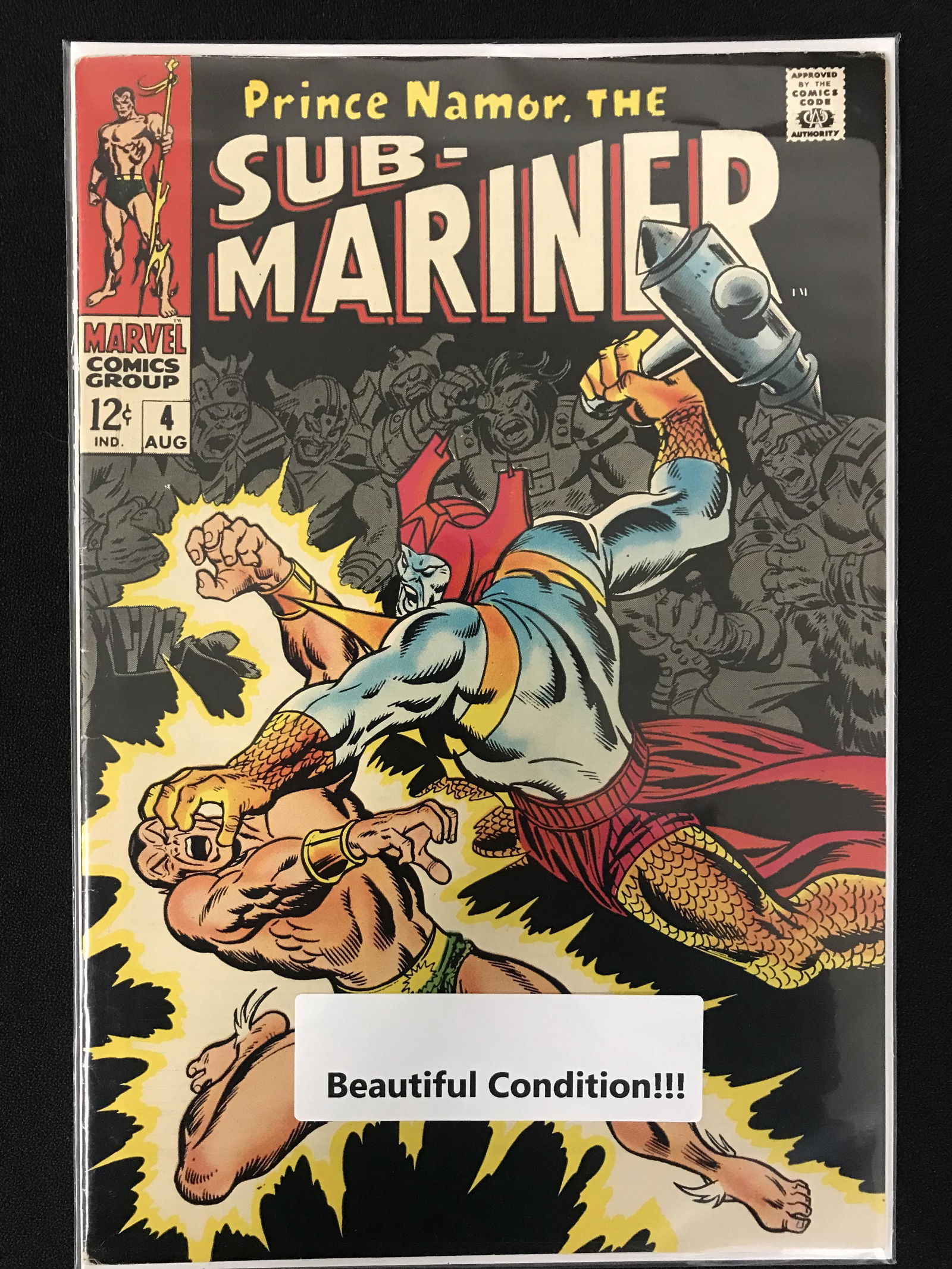 SUB-MARINER #4  MARVEL COMICS (1 of 1)