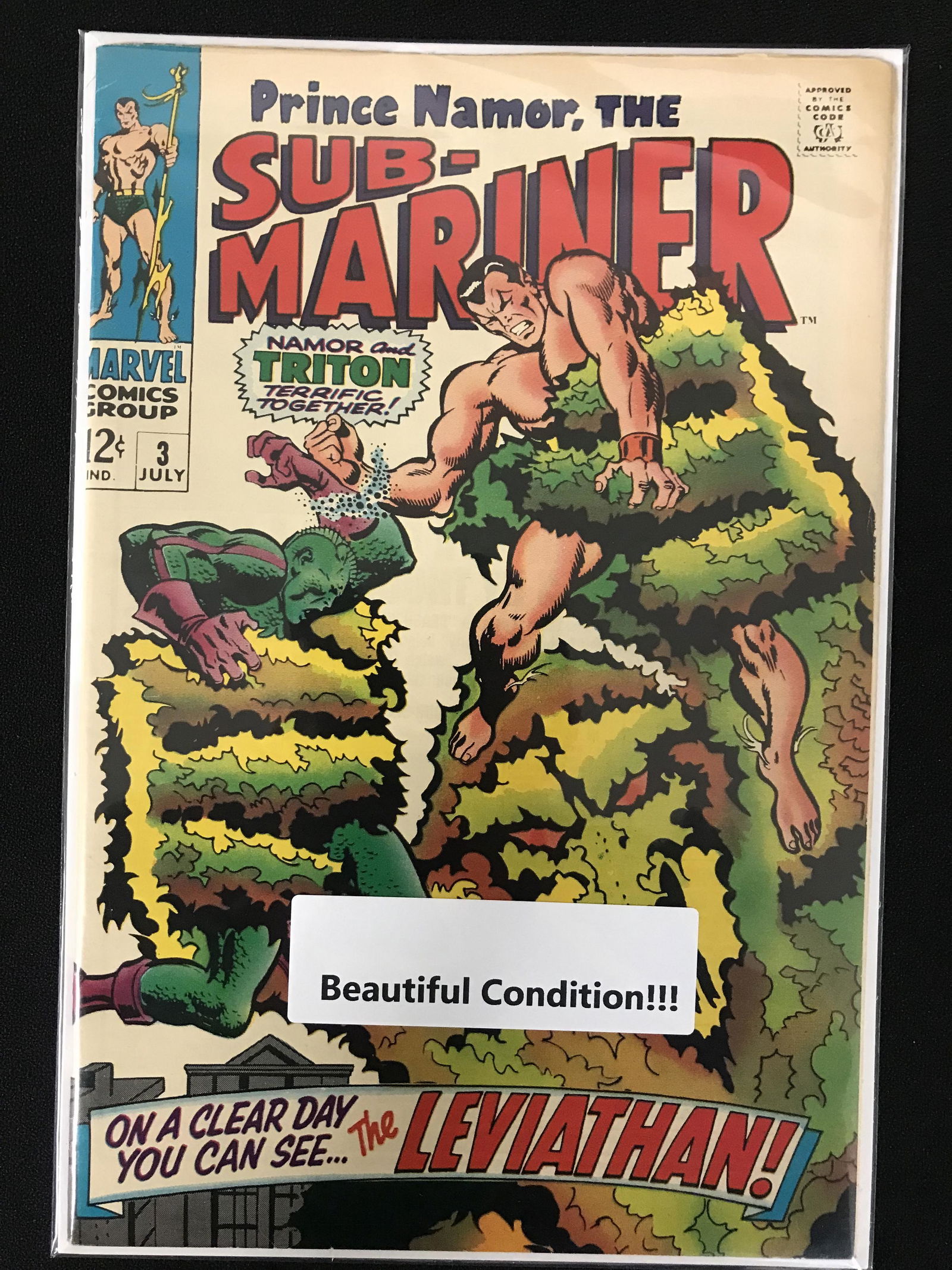 SUB-MARINER #3  MARVEL COMICS (1 of 1)