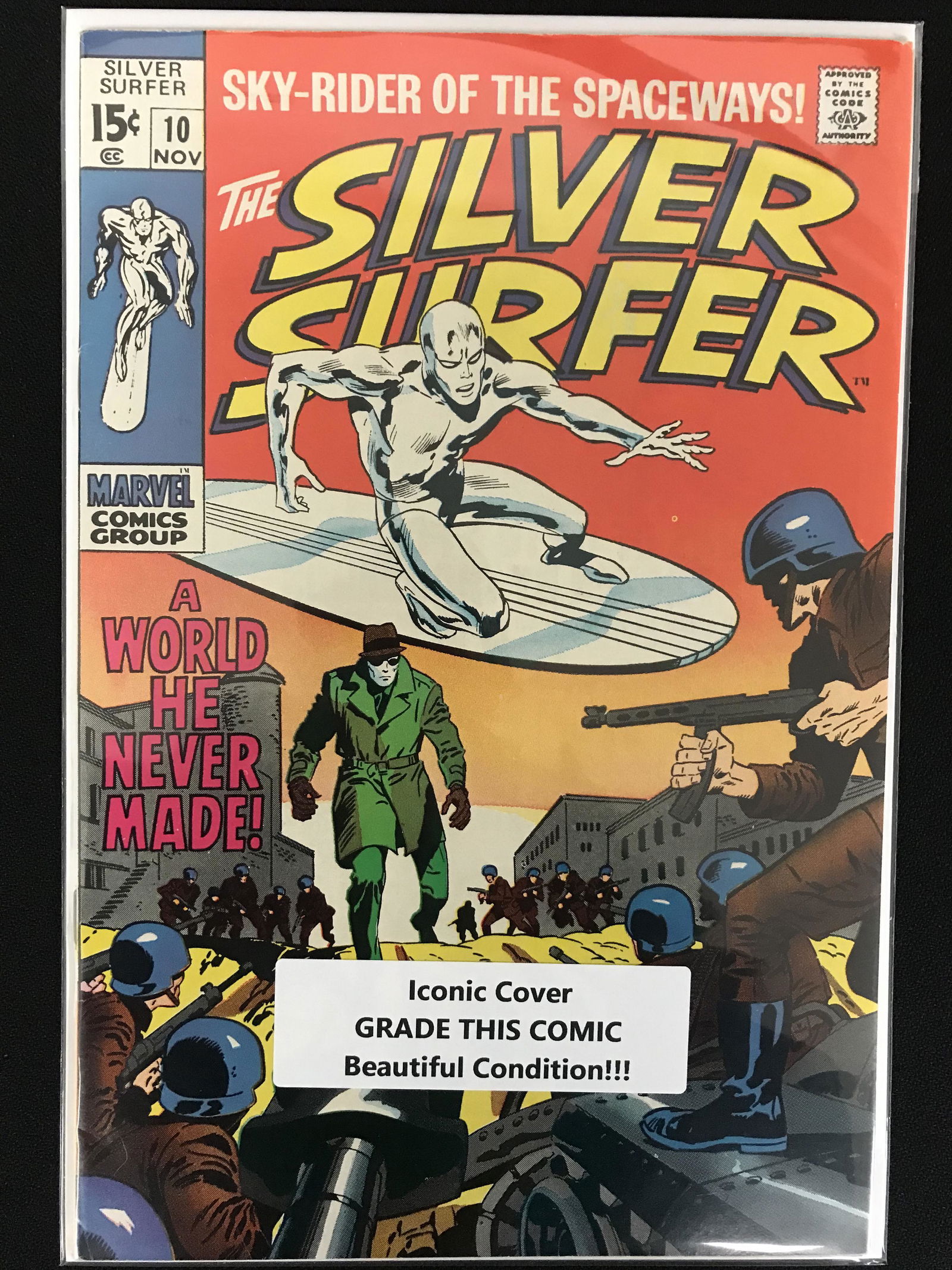 THE SILVER SURFER #10  MARVEL COMICS (1 of 1)