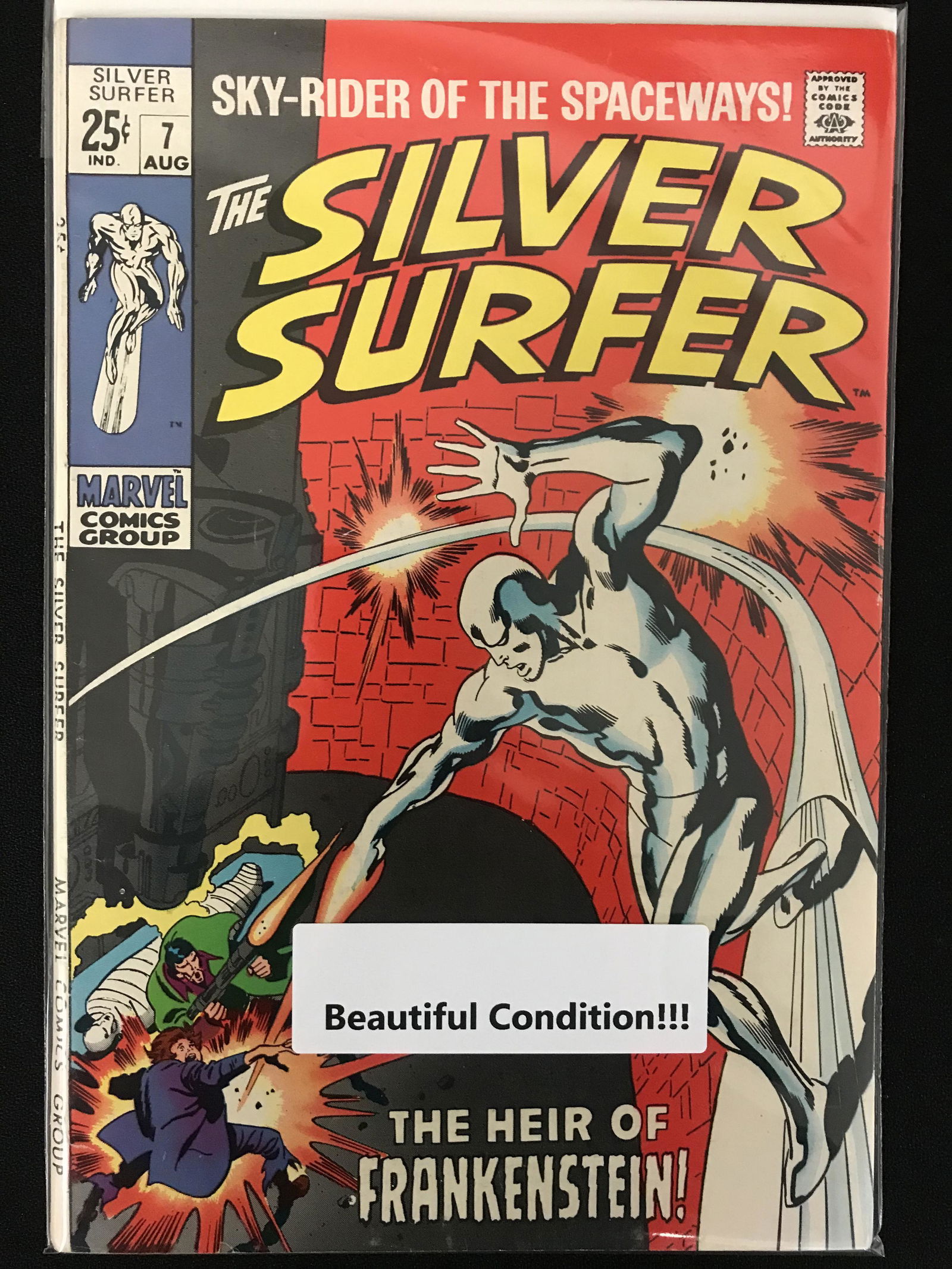 THE SILVER SURFER #7  MARVEL COMICS (1 of 1)