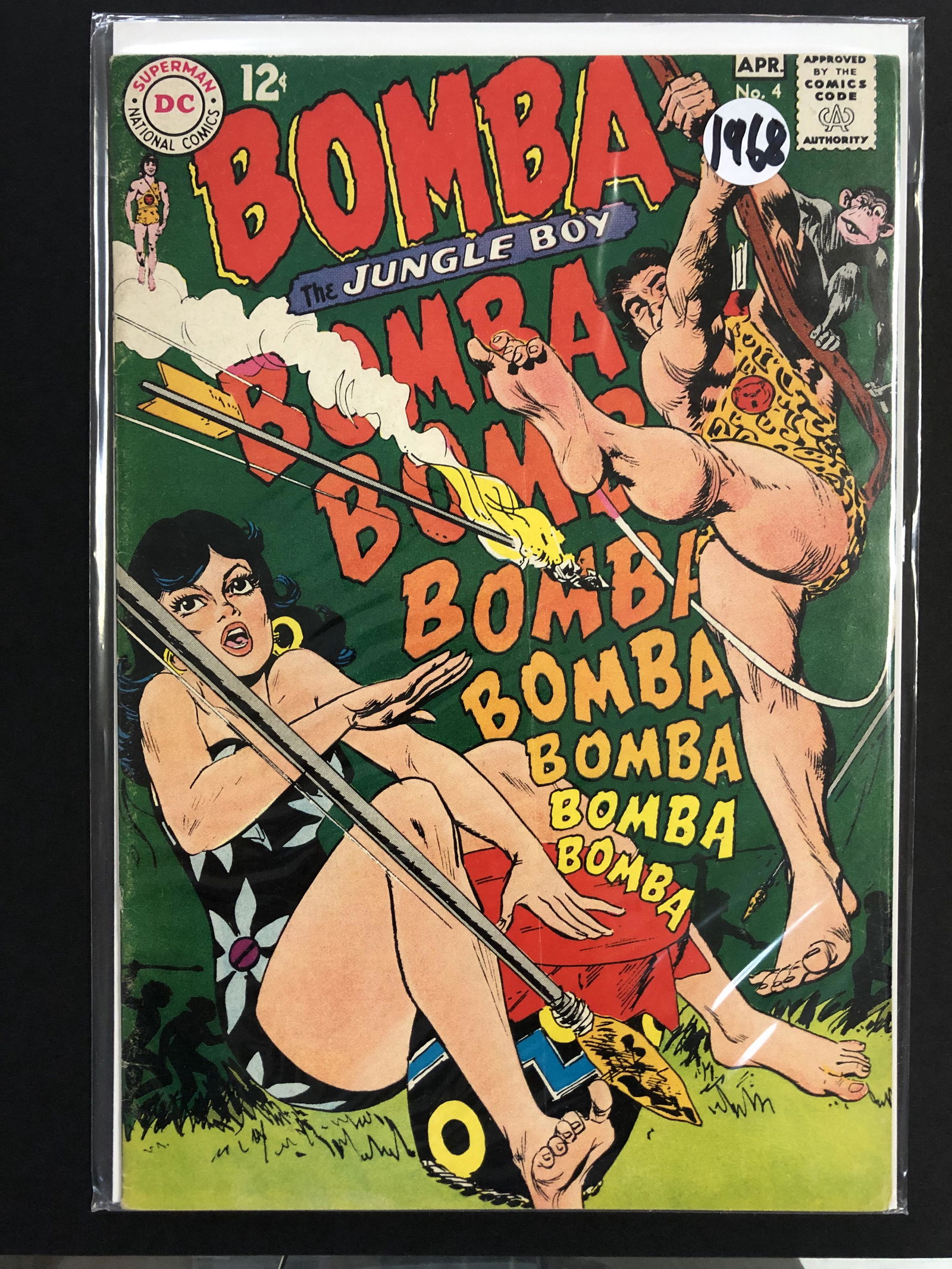 DC COMICS BOMBA JUNGLE BOY NO.4 (1 of 1)