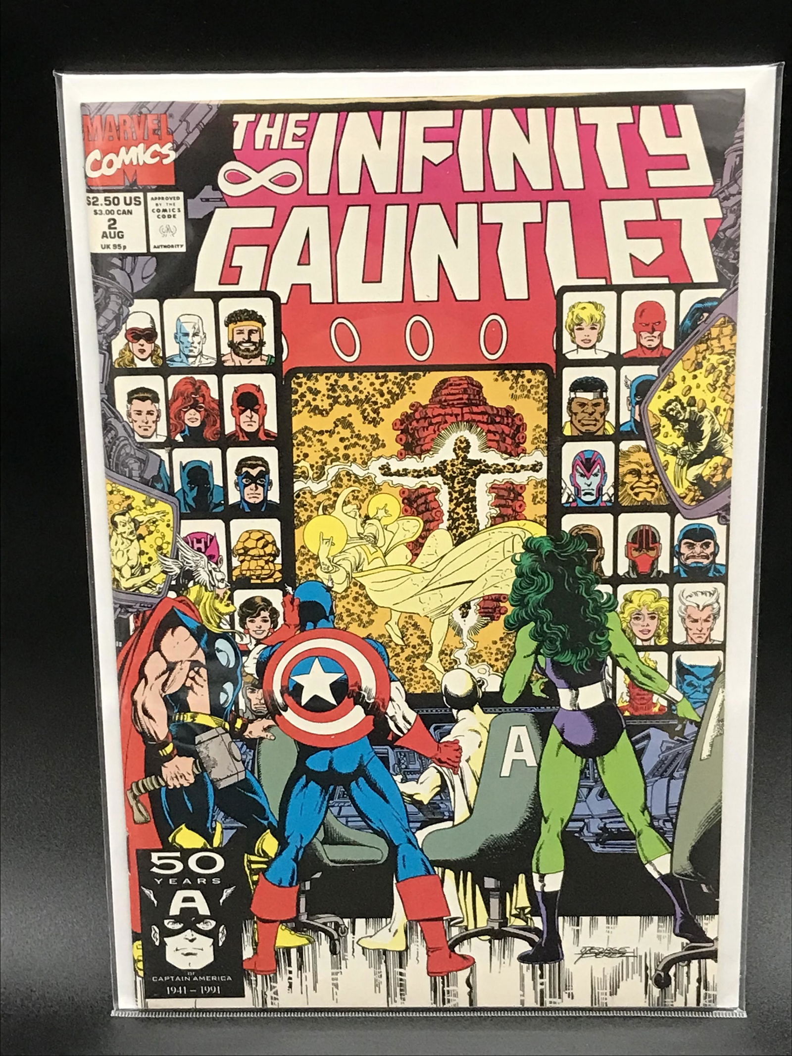 MARVEL COMICS INFINITY GAUNTLET #2 (1 of 1)