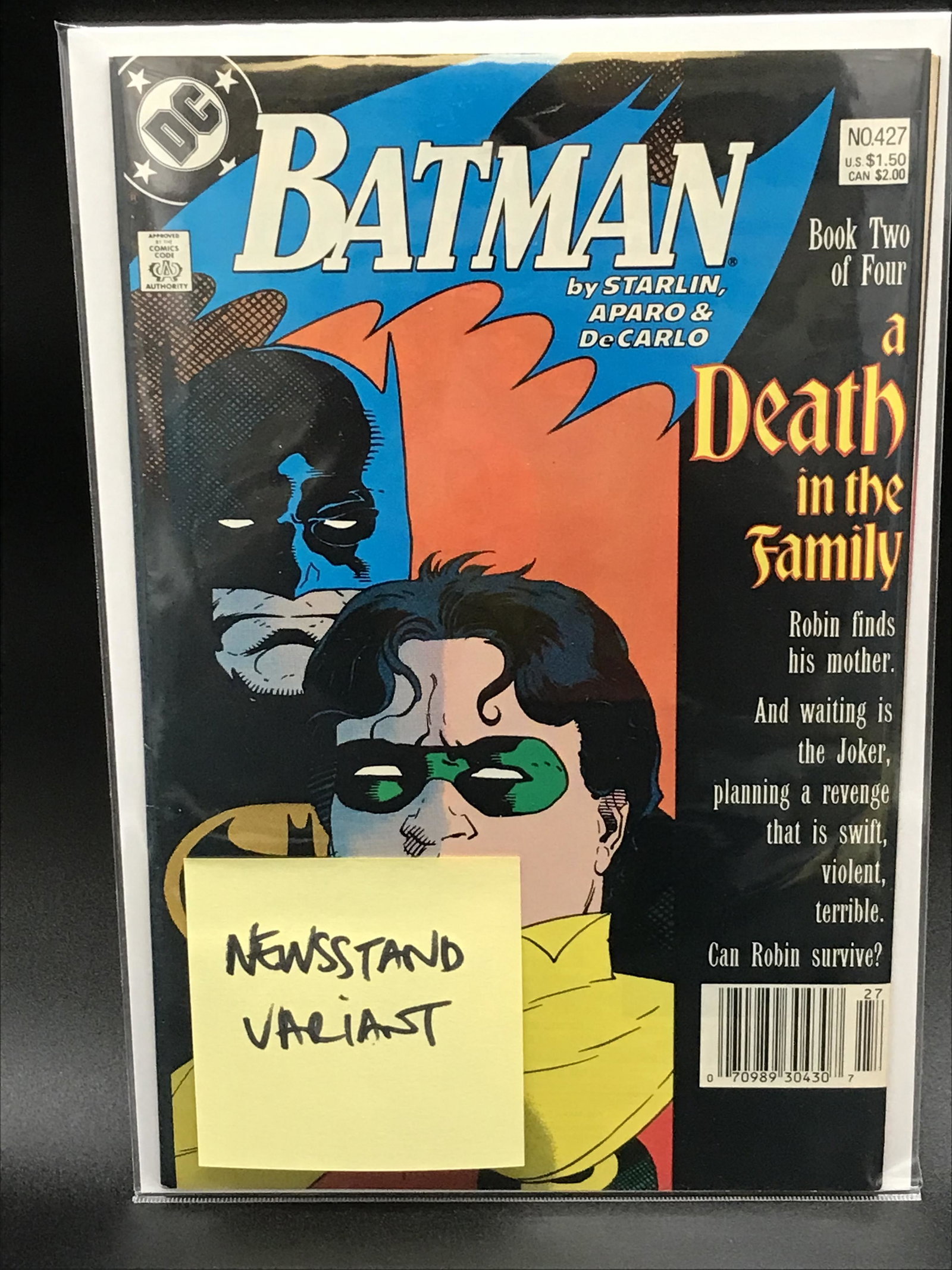 DC COMICS BATMAN DEATH IN THE FAMILY #427: DC COMICS BATMAN DEATH IN THE FAMILY #427