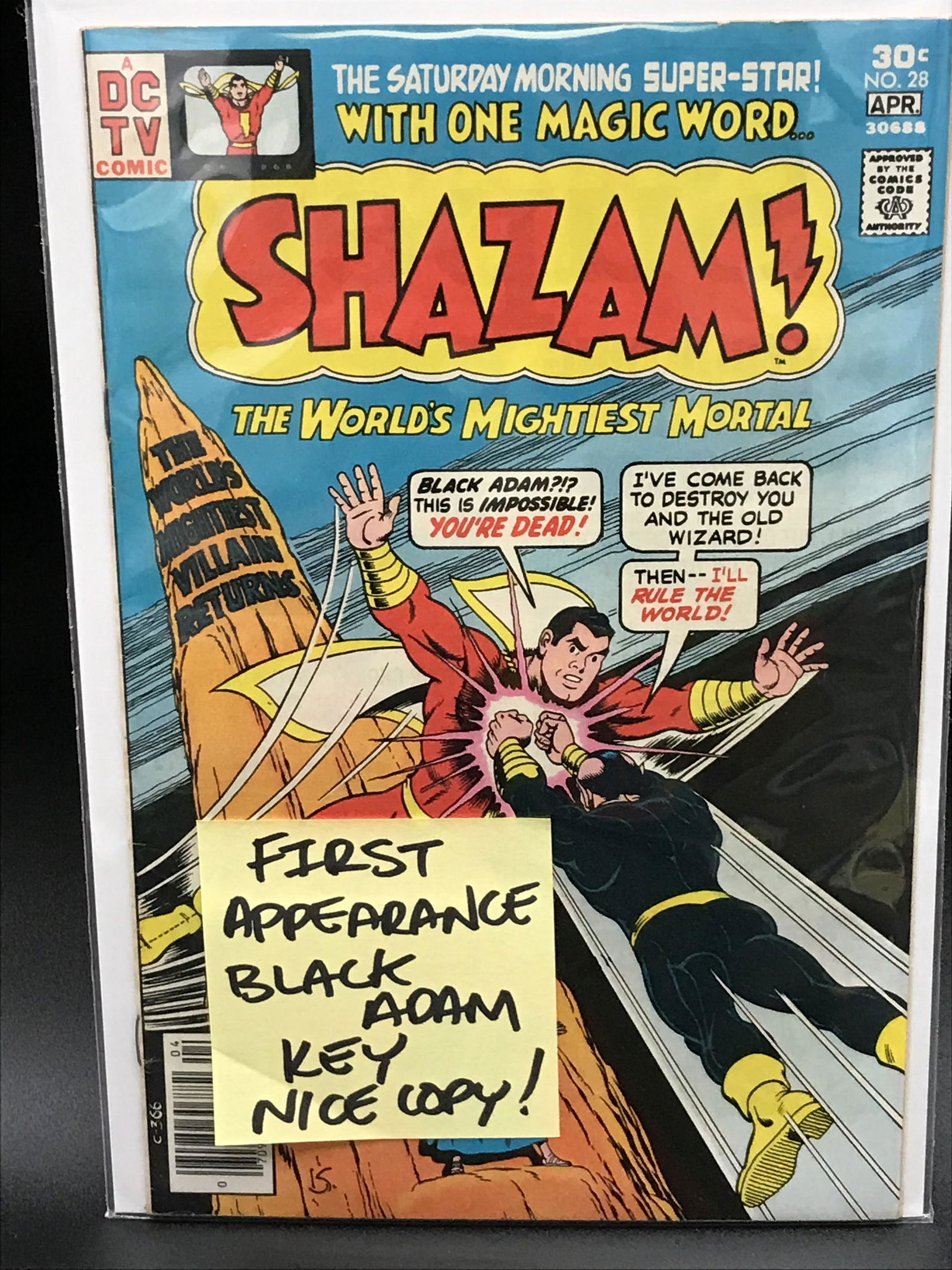 DC COMICS SHAZAM #28 (1ST APPEARANCE BLACK ADAM) (1 of 1)