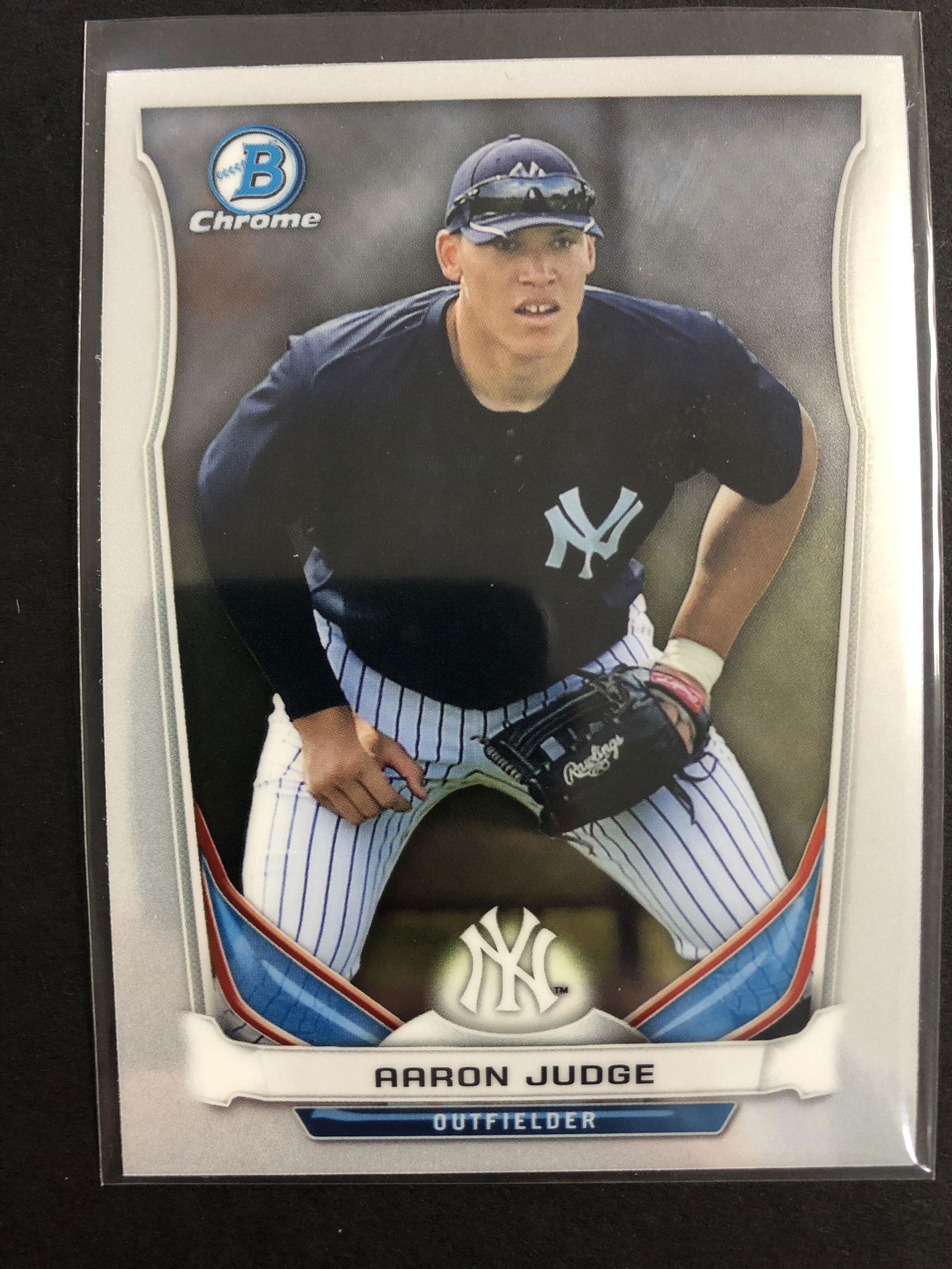 2014 BOWMAN CHROME AARON JUDGE ROOKIE CARD (1 of 2)
