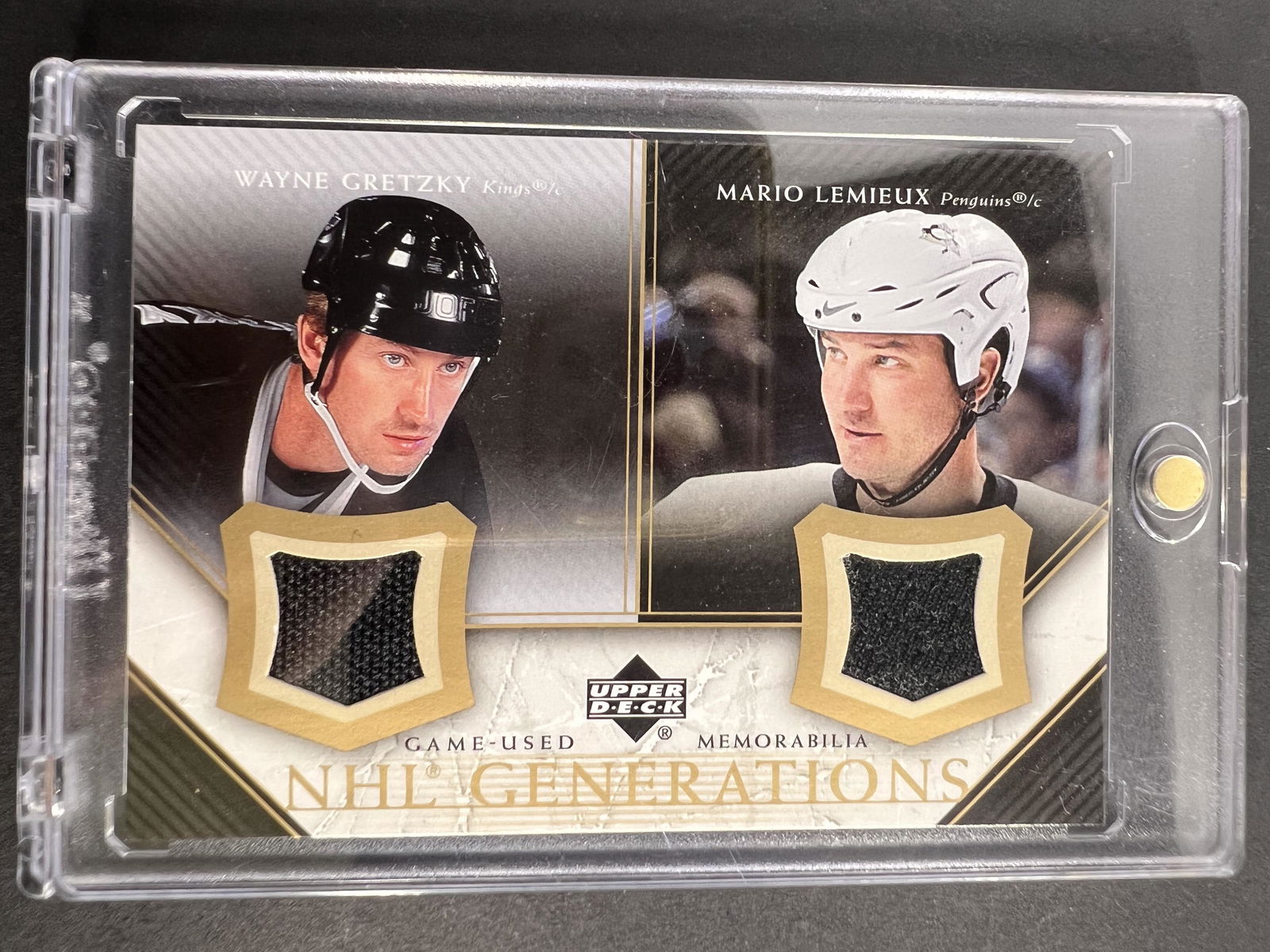 2005-06 UPPER DECK GAME USED GRETZKY/LEMIEUX GAME USED (1 of 2)