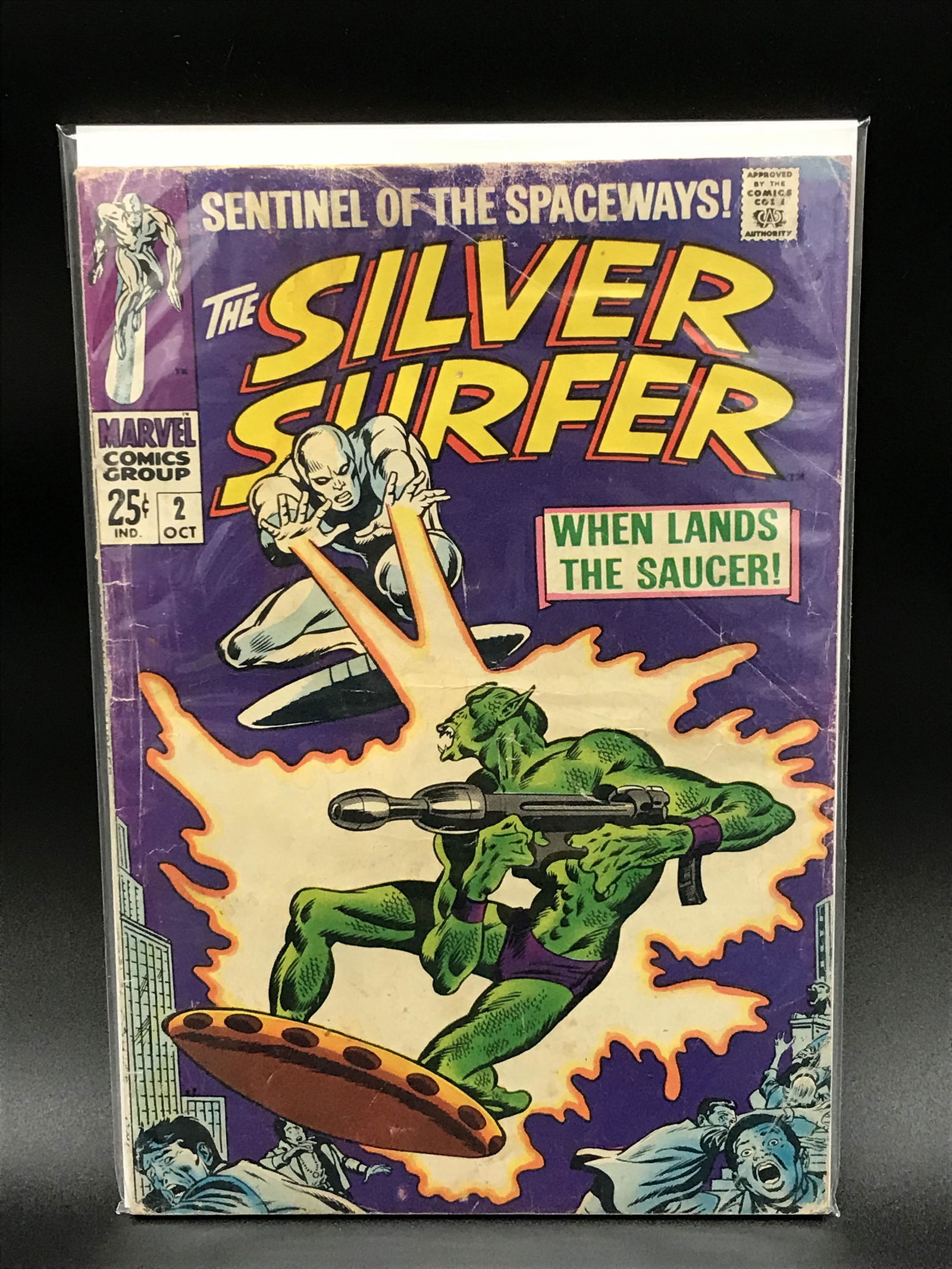 MARVEL COMICS THE SILVER SURFER #2 (1 of 1)