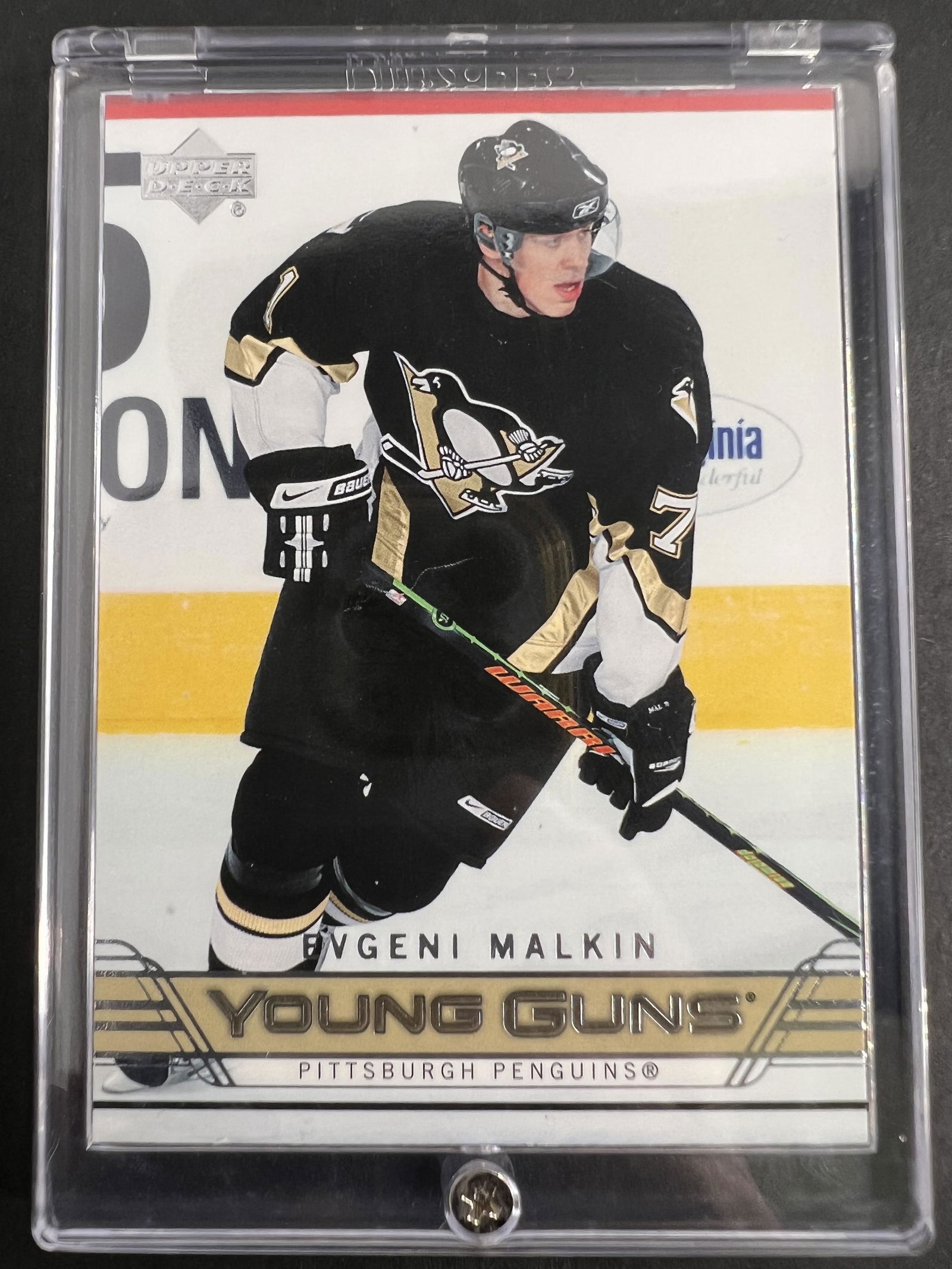 2006-07 UPPER DECK EVGENU MALKIN YOUNG GUNS ROOKIE CARD (1 of 2)