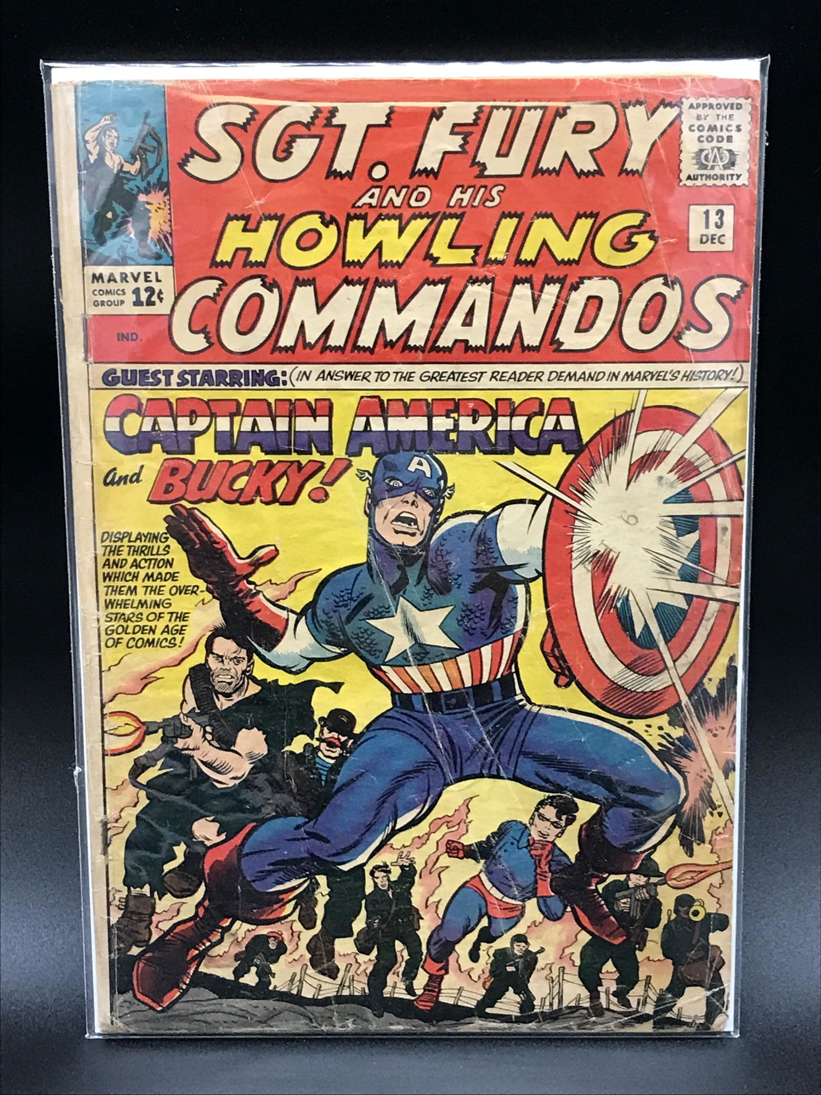 MARVEL COMICS SGT. FURY AND THE HOWLING COMMANDOS #13 (1 of 1)