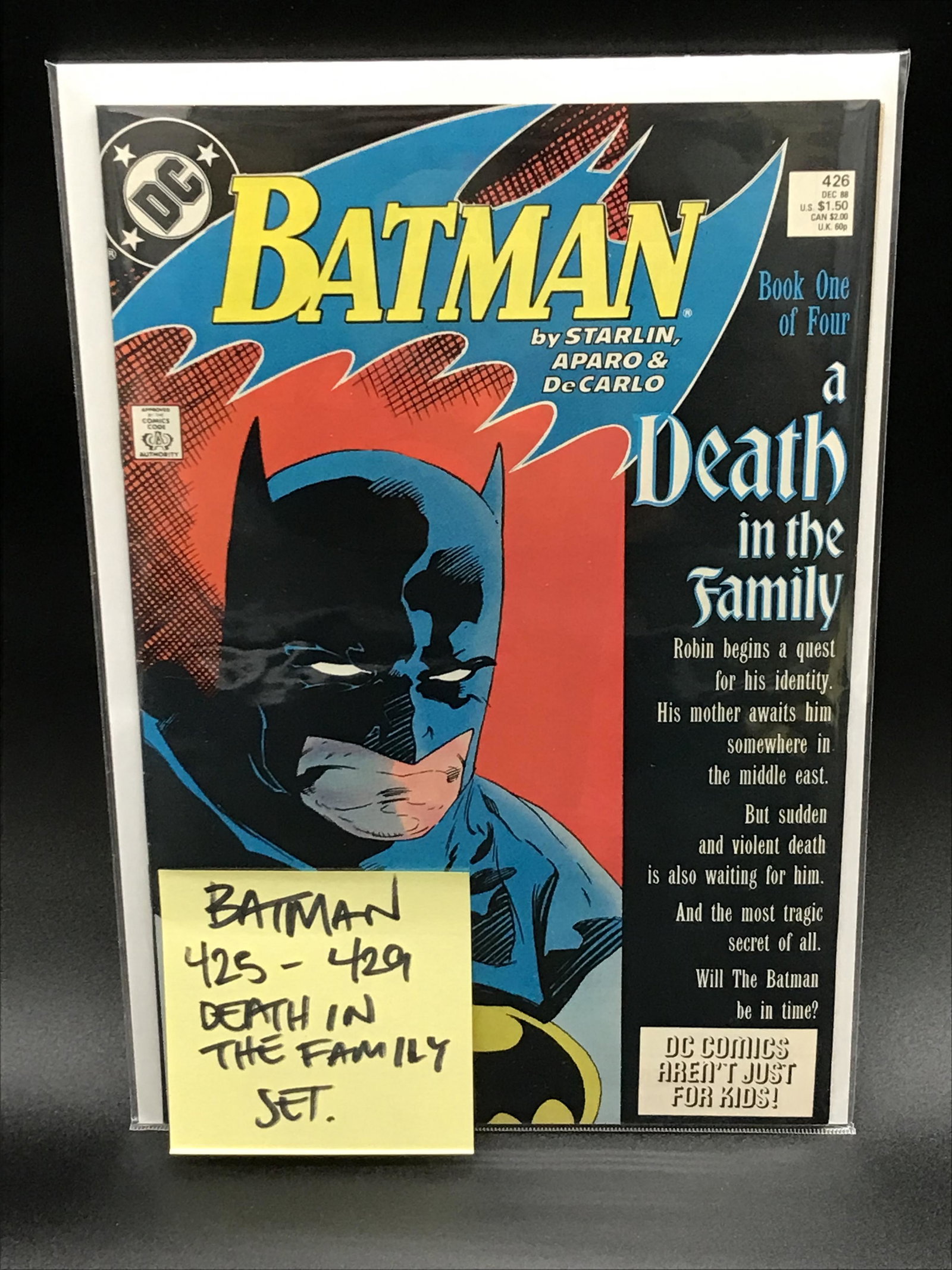 BATMAN DEATH IN THE FAMILY COMIC BOOK LOT: BATMAN DEATH IN THE FAMILY COMIC BOOK LOT
