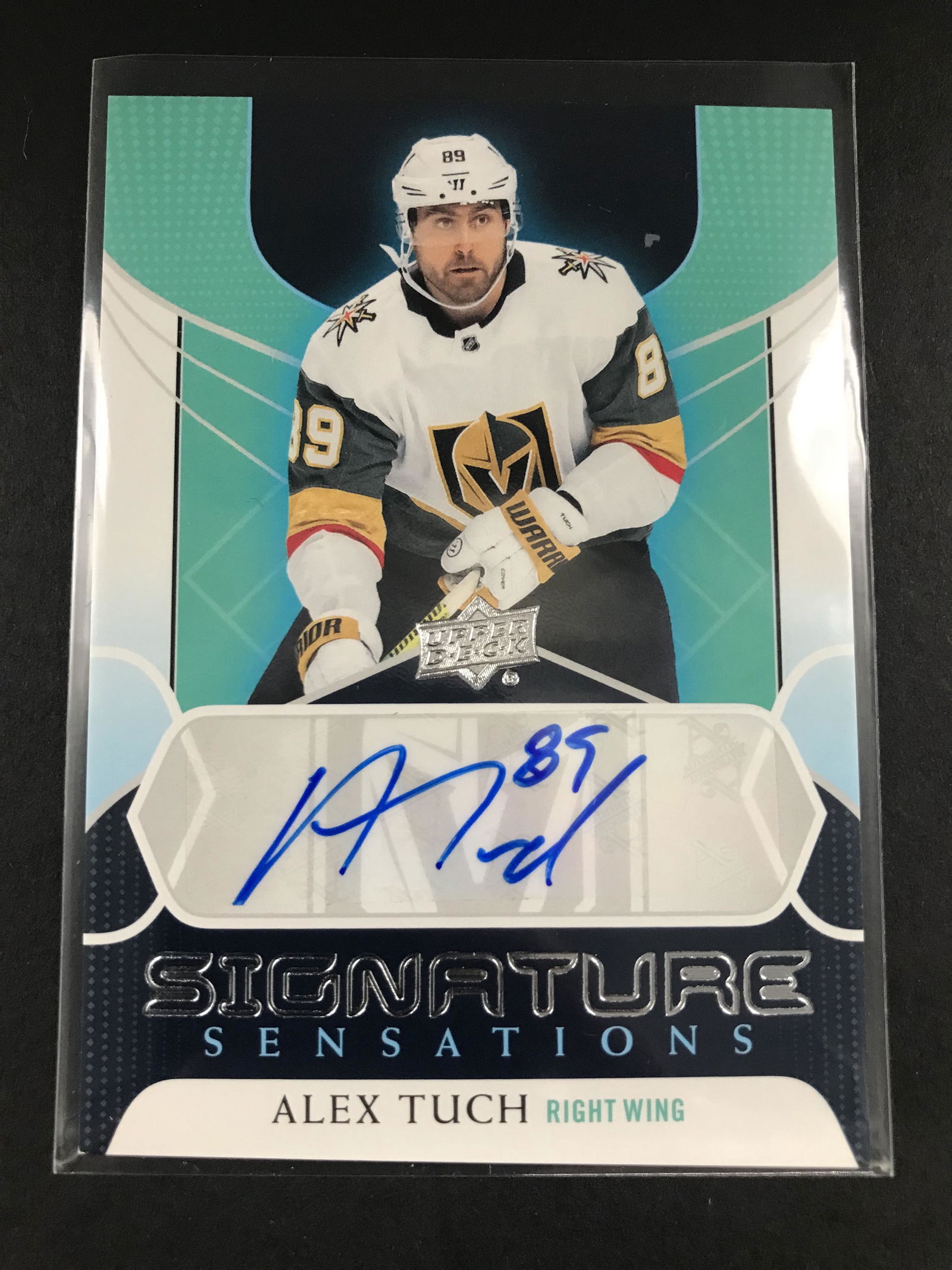 2020-21 UPPER DECK ROOKIE SIGNATURES ALEX TUCH (1 of 2)