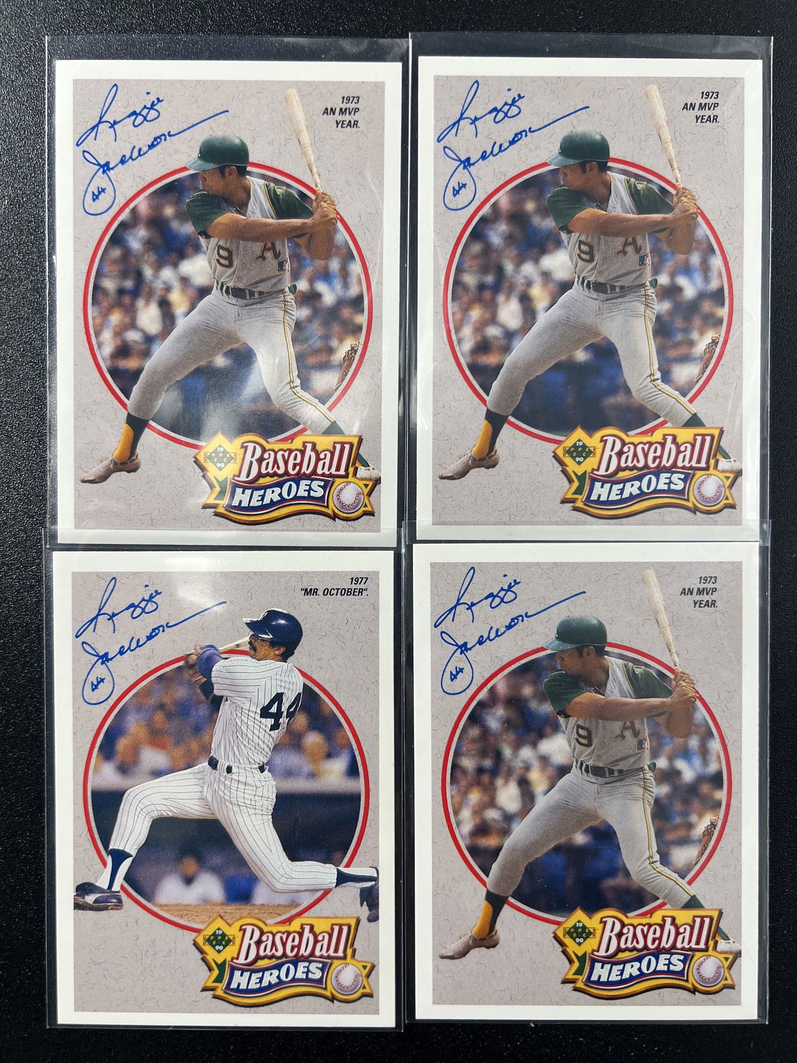 REGGIE JACKSON BASEBALL CARD LOT (1 of 1)