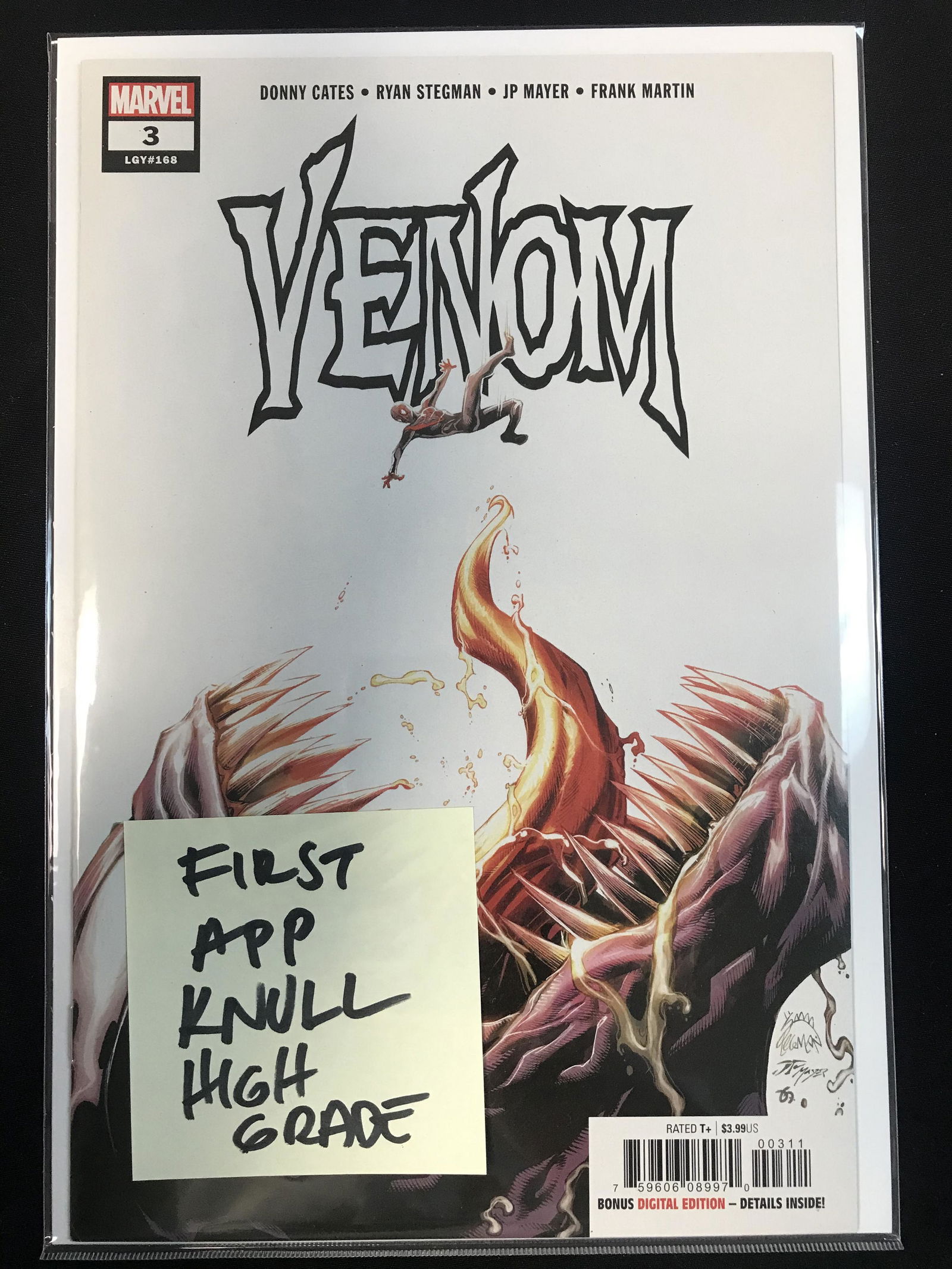 VENOM #3 FIRST APP OF KNULL HIGH GRADE MARVEL COMICS (1 of 1)