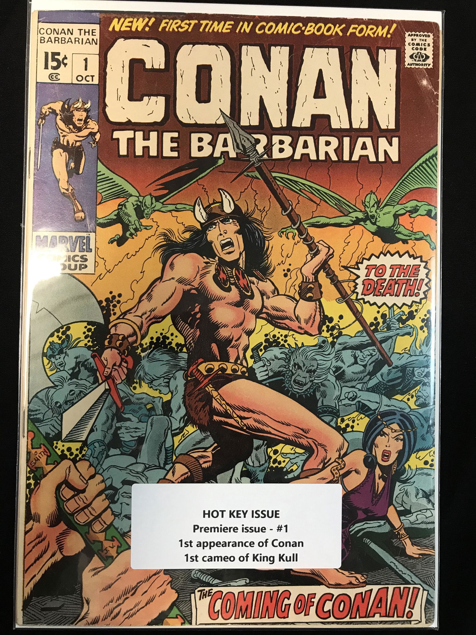 CONAN THE BARBARIAN #1 MARVEL COMICS (1 of 1)