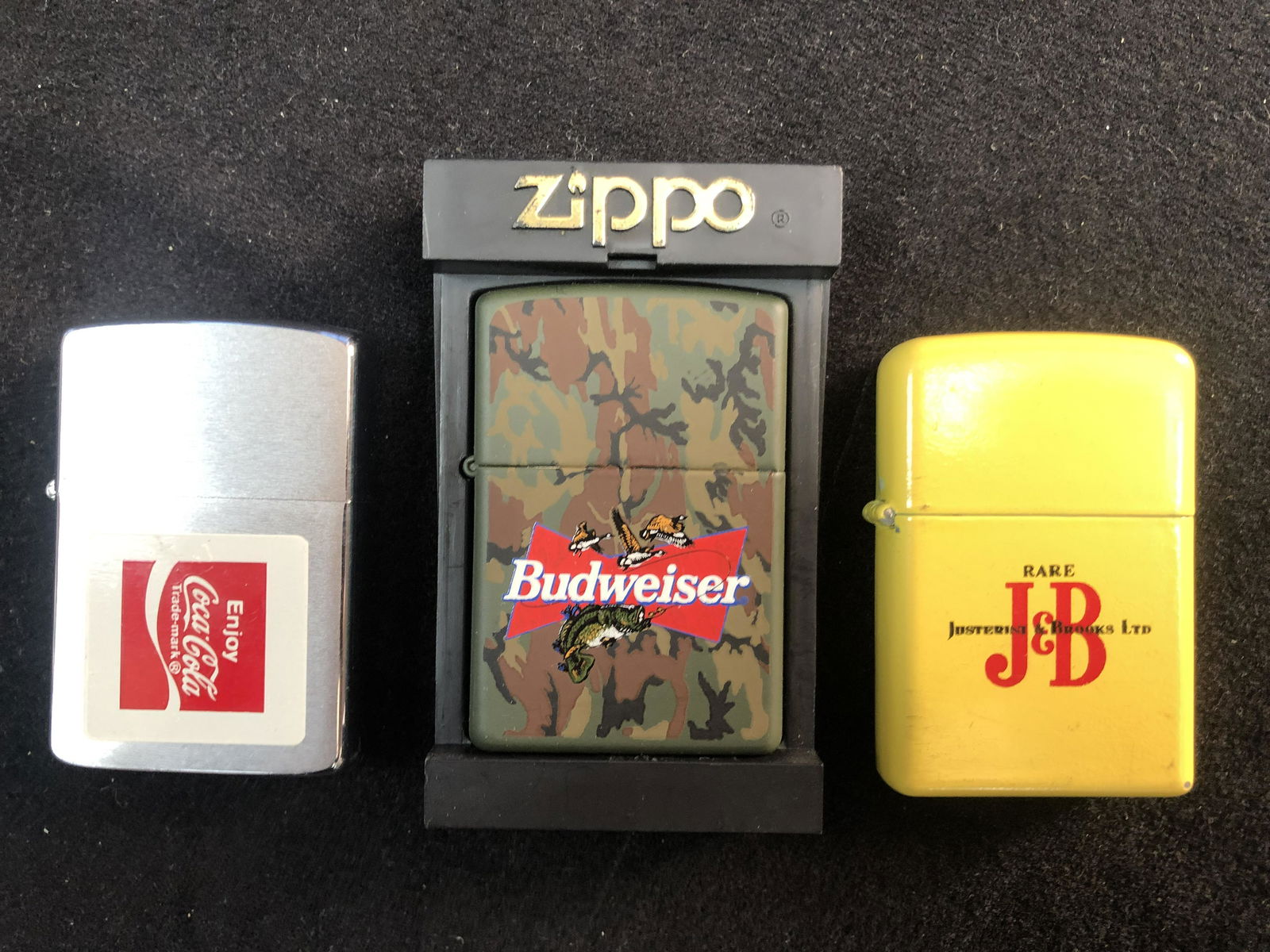 LOT OF 3 ZIPPO LIGHTERS (1 of 1)
