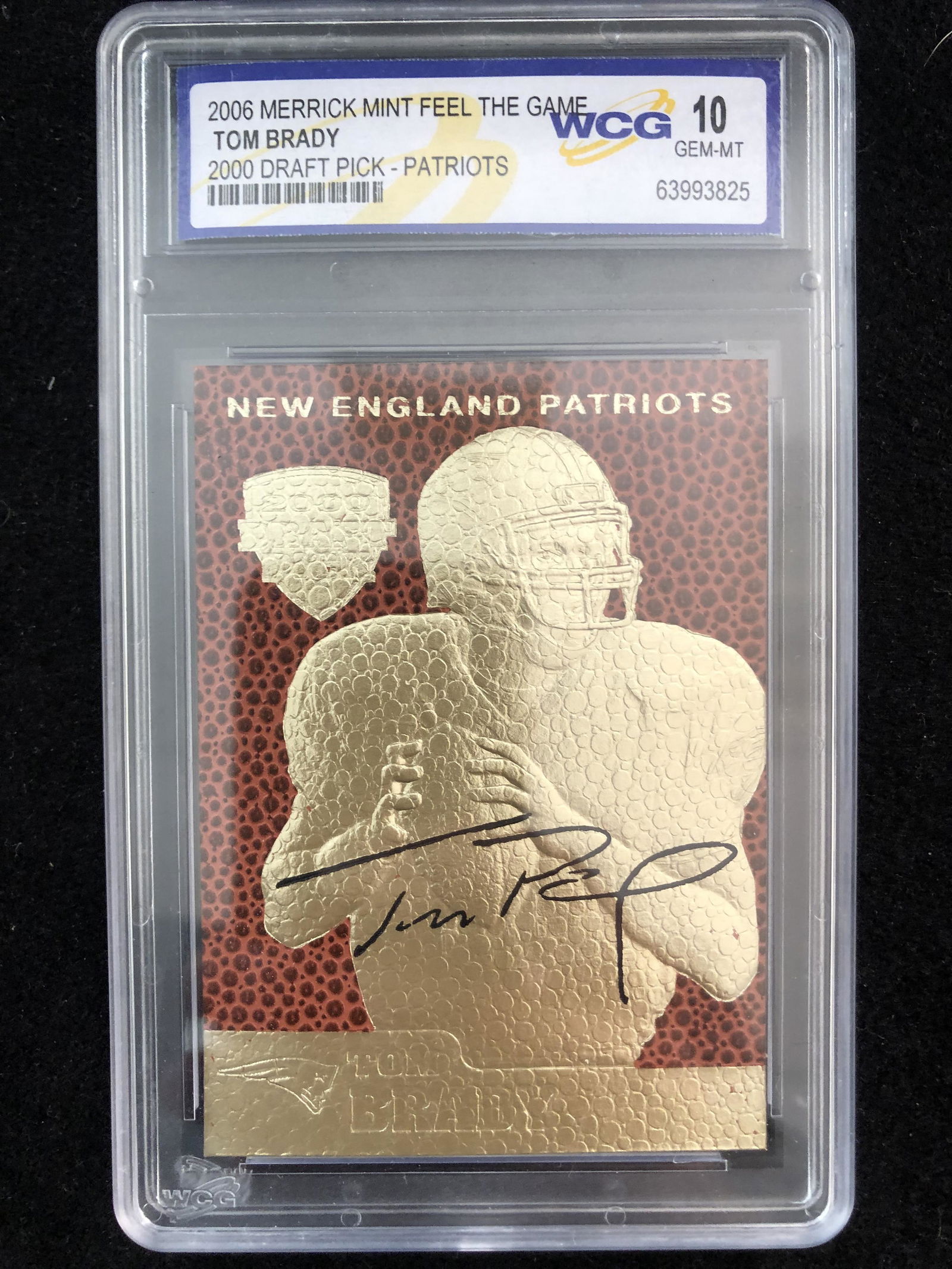 2006 MERRICK MINT TOM BRADY (WCG 10) (1 of 1)