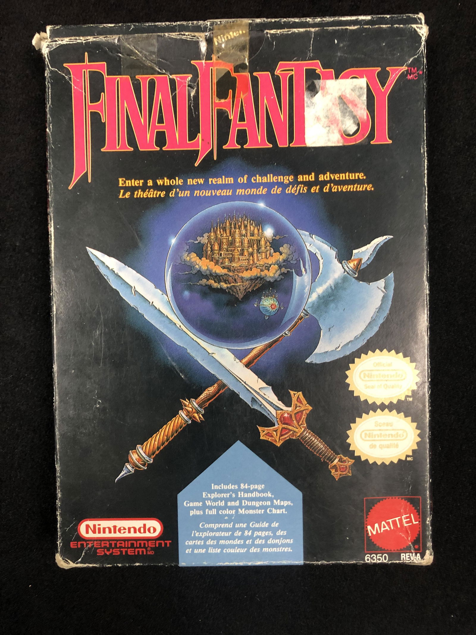 FINAL FANTASY NINTENDO NES VIDEO GAME WITH BOX (1 of 1)