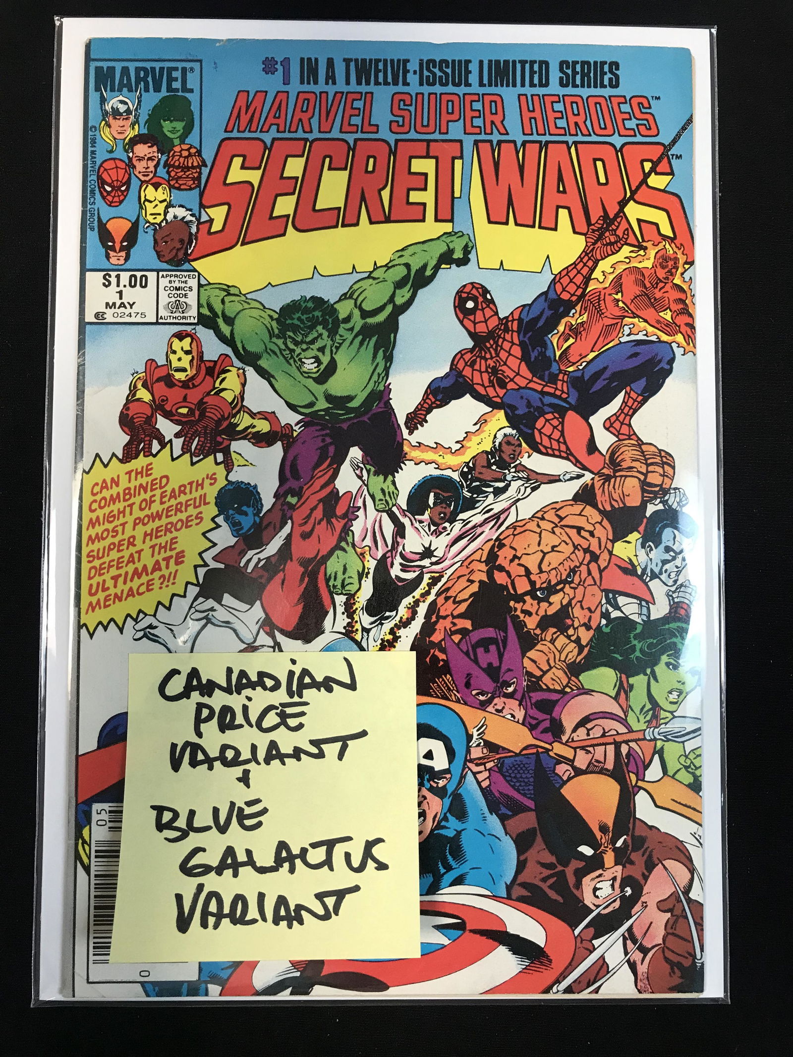 SECRET WARS #1 MARVEL COMICS (1 of 1)