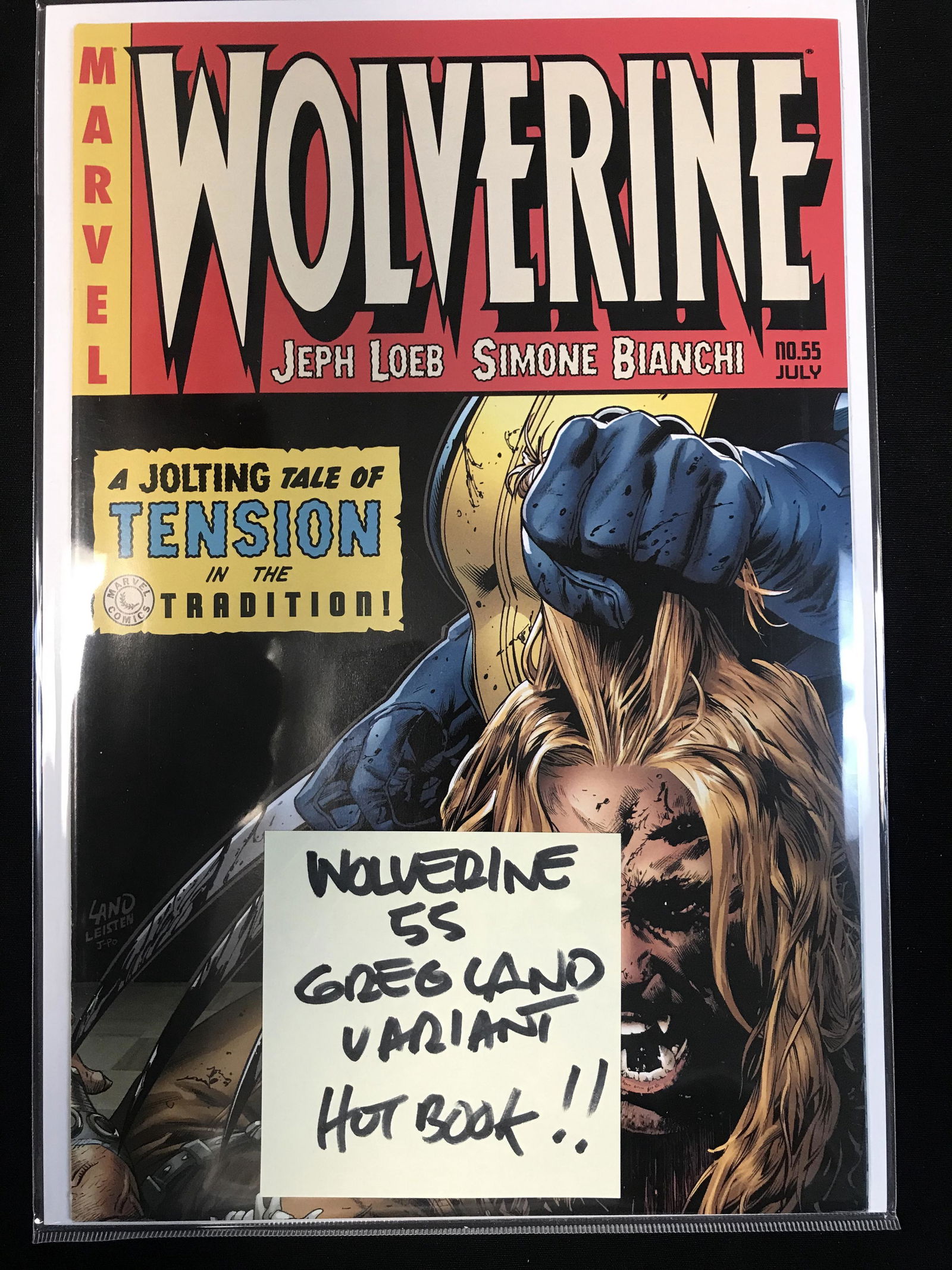 WOLVERINE #55 GREG LAND VARIANT   (MARVEL COMICS) (1 of 1)