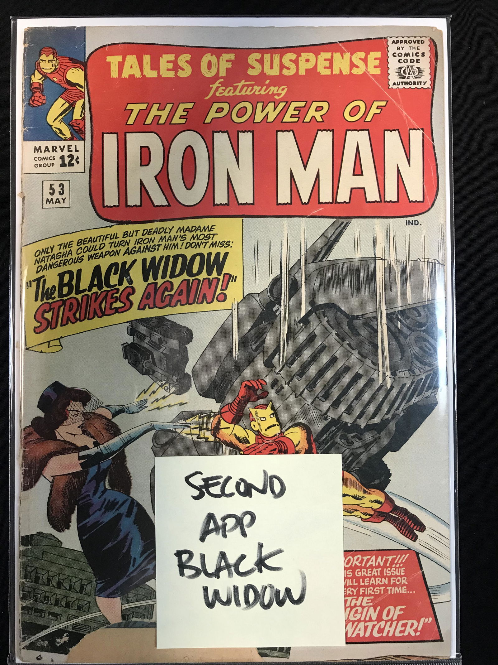 TALES OF SUSPENSE #53 SECOND APP OF BLACK WIDOW  (MARVEL COMICS) (1 of 1)