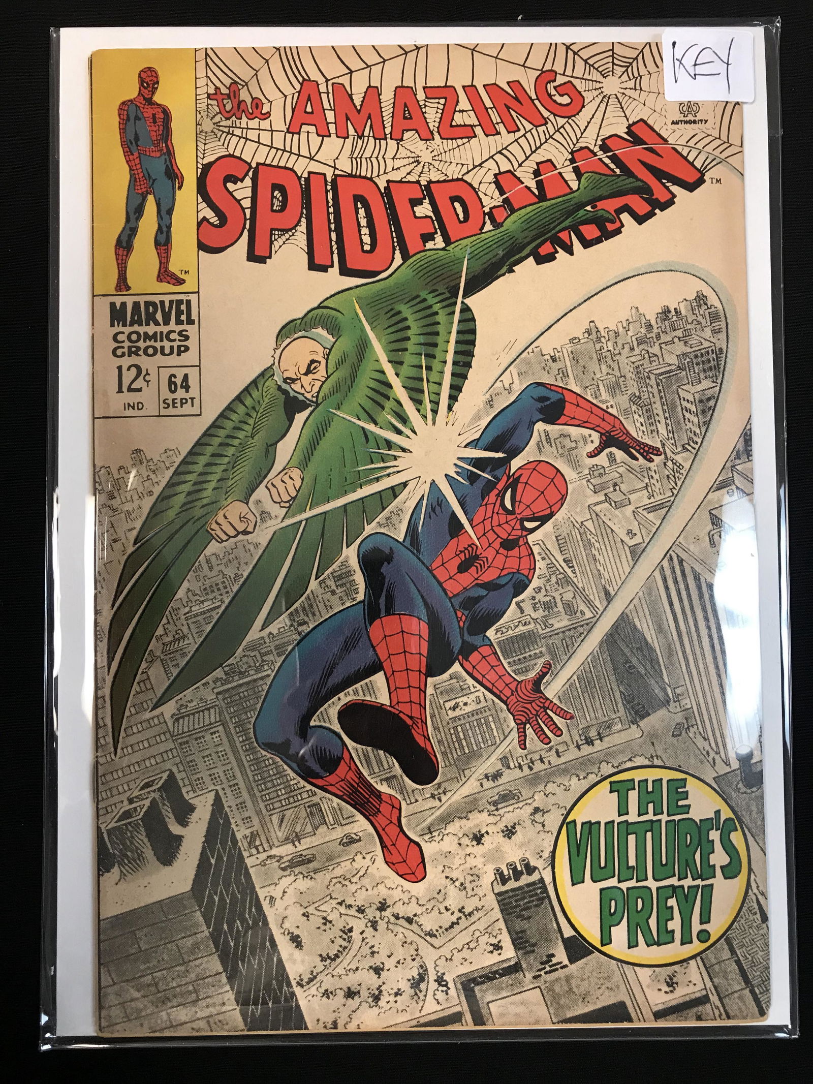 The AMAZING SPIDER-MAN #64 KEY ISSUE  (MARVEL COMICS) (1 of 1)