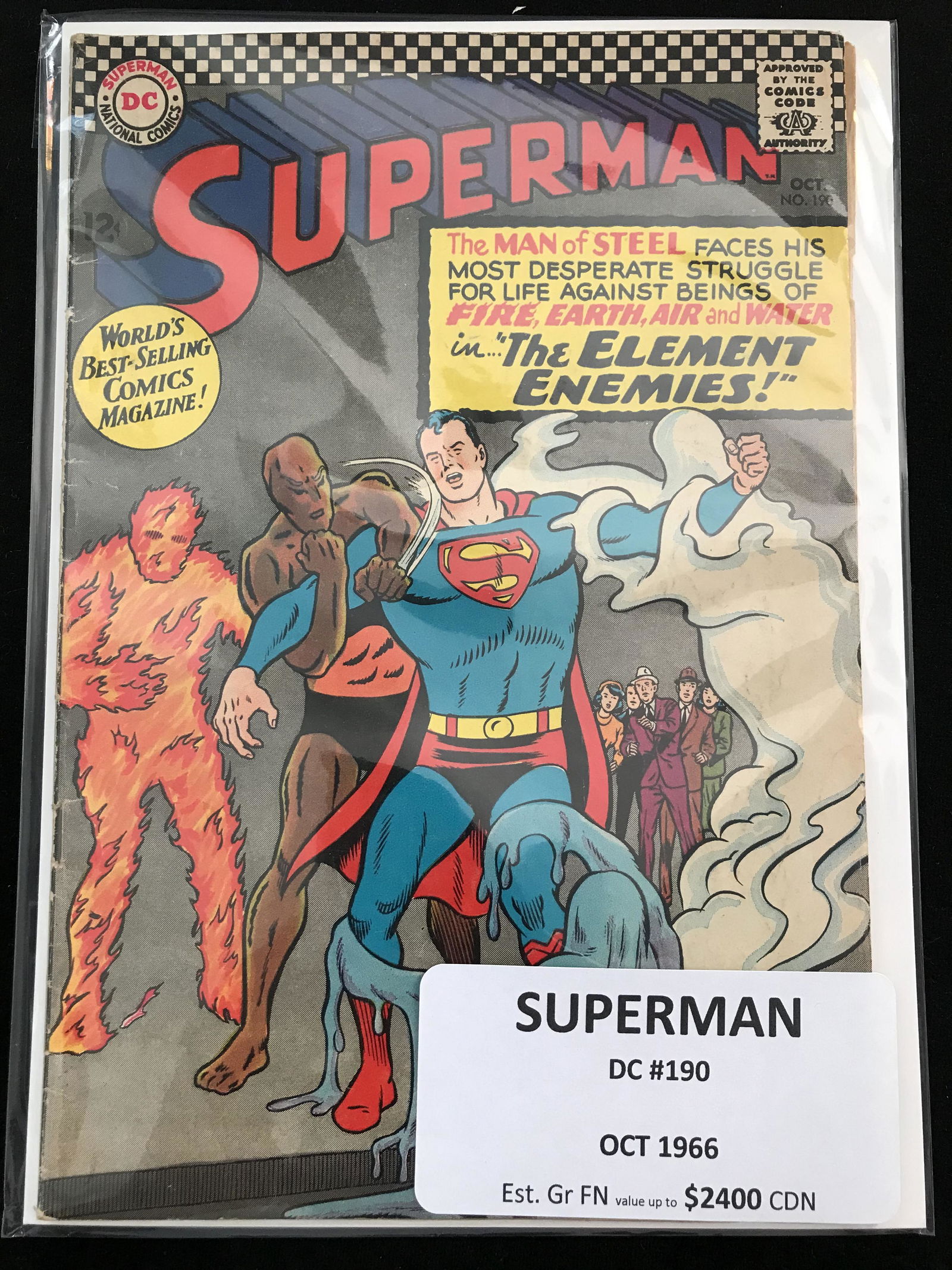 DC COMICS SUPERMAN NO.190 (1 of 1)