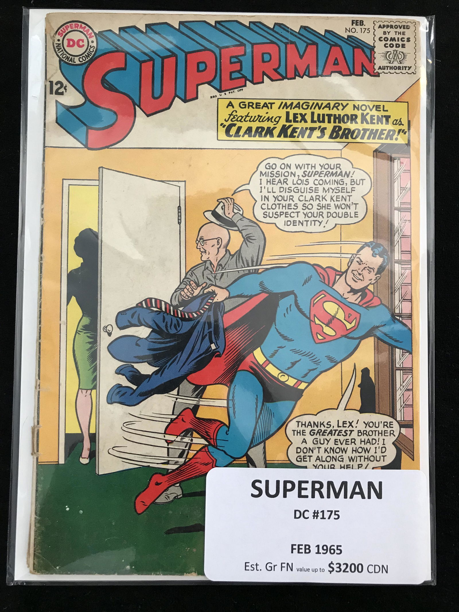 DC COMICS SUPERMAN NO.175 (1 of 1)