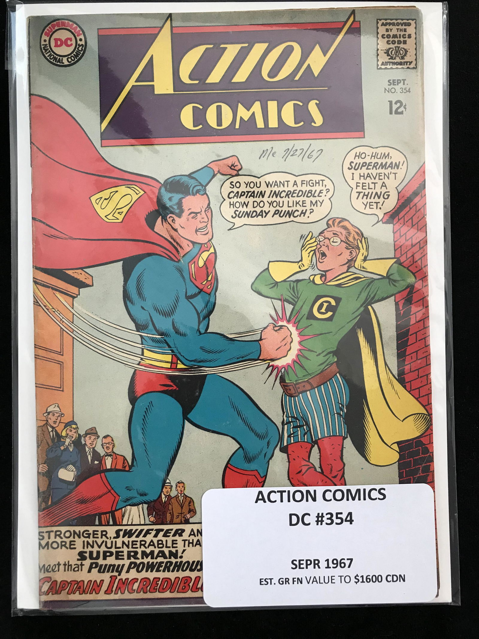 DC ACTION COMICS NO.354 (1 of 1)