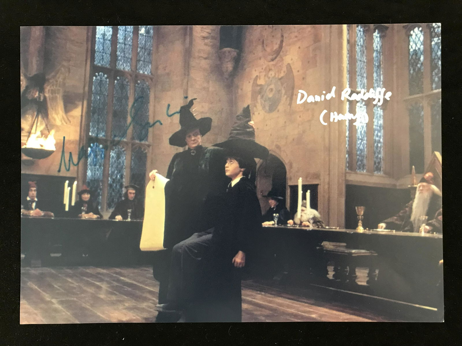 MAGGIE SMITH AND DANIEL RADCLIFFE SIGNED HARRY POTTER 8 X 10 (RA COA) (1 of 2)
