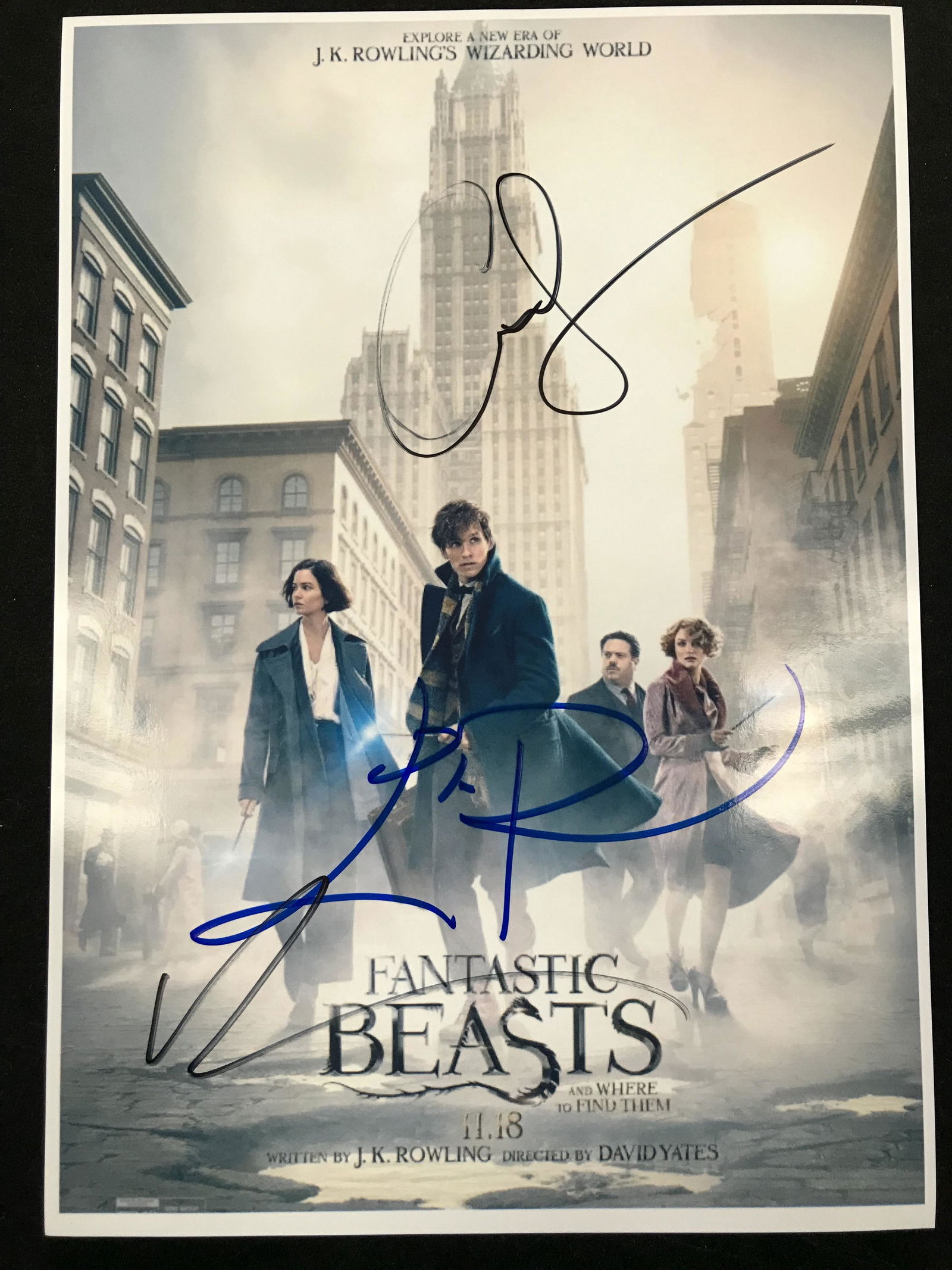 FANTASTIC BEASTS CAST SIGNED 8 X 10 (RA COA) (1 of 2)