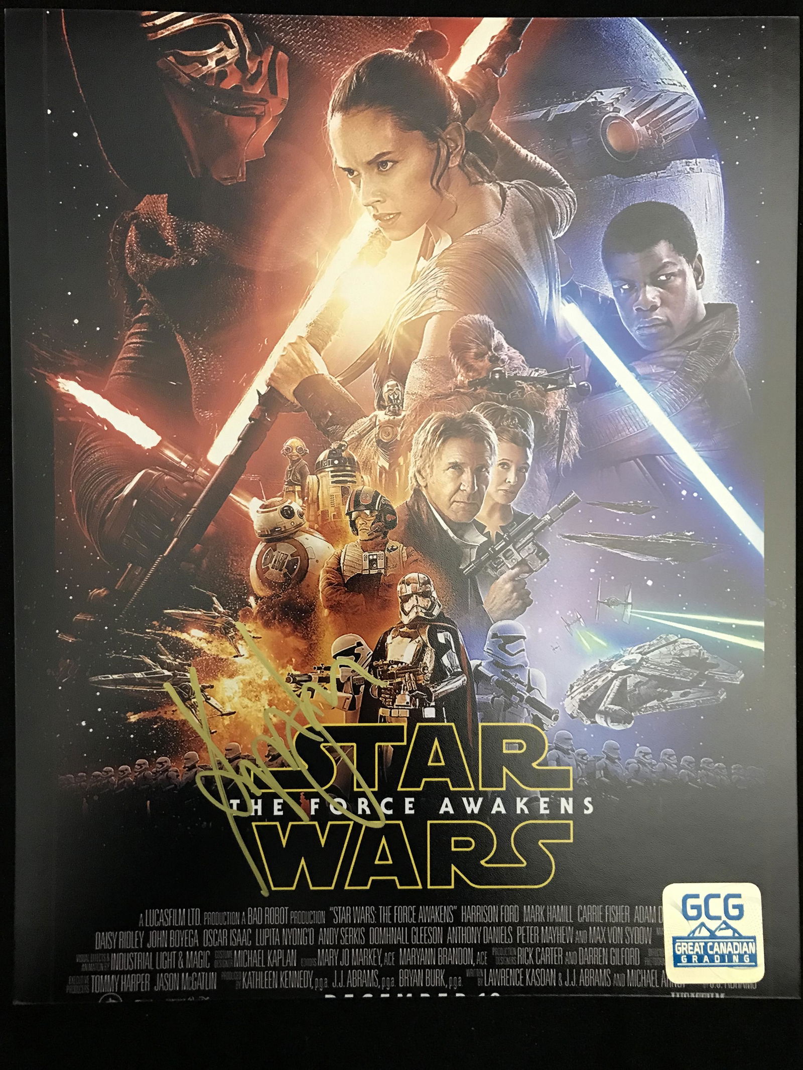 HARRISON FORD SIGNED STAR WARS 8 X 10 (GCG COA) (1 of 1)