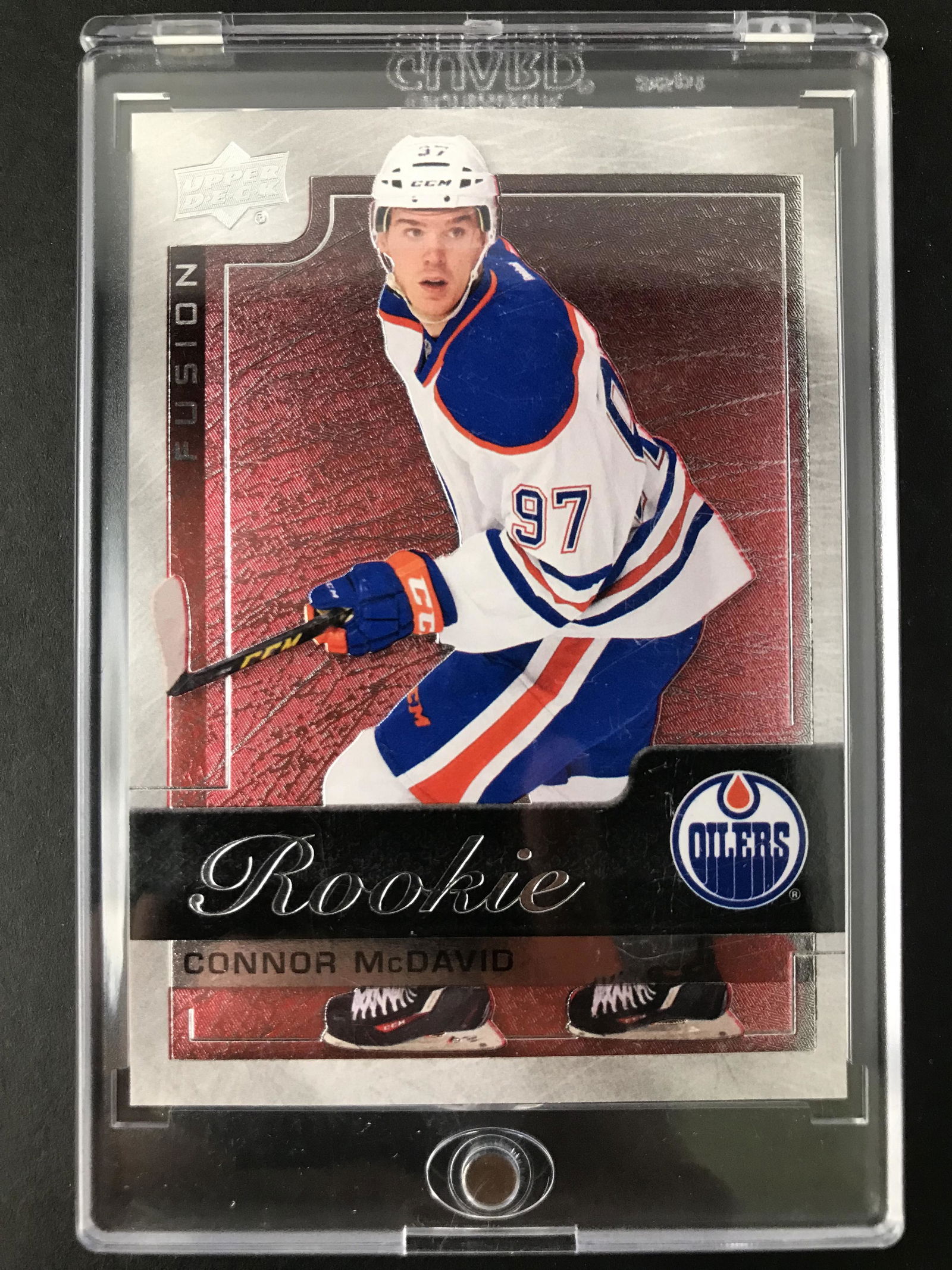 2015-16 UPPER DECK FUSION CONNOR MCDAVID ROOKIE CARD (1 of 2)