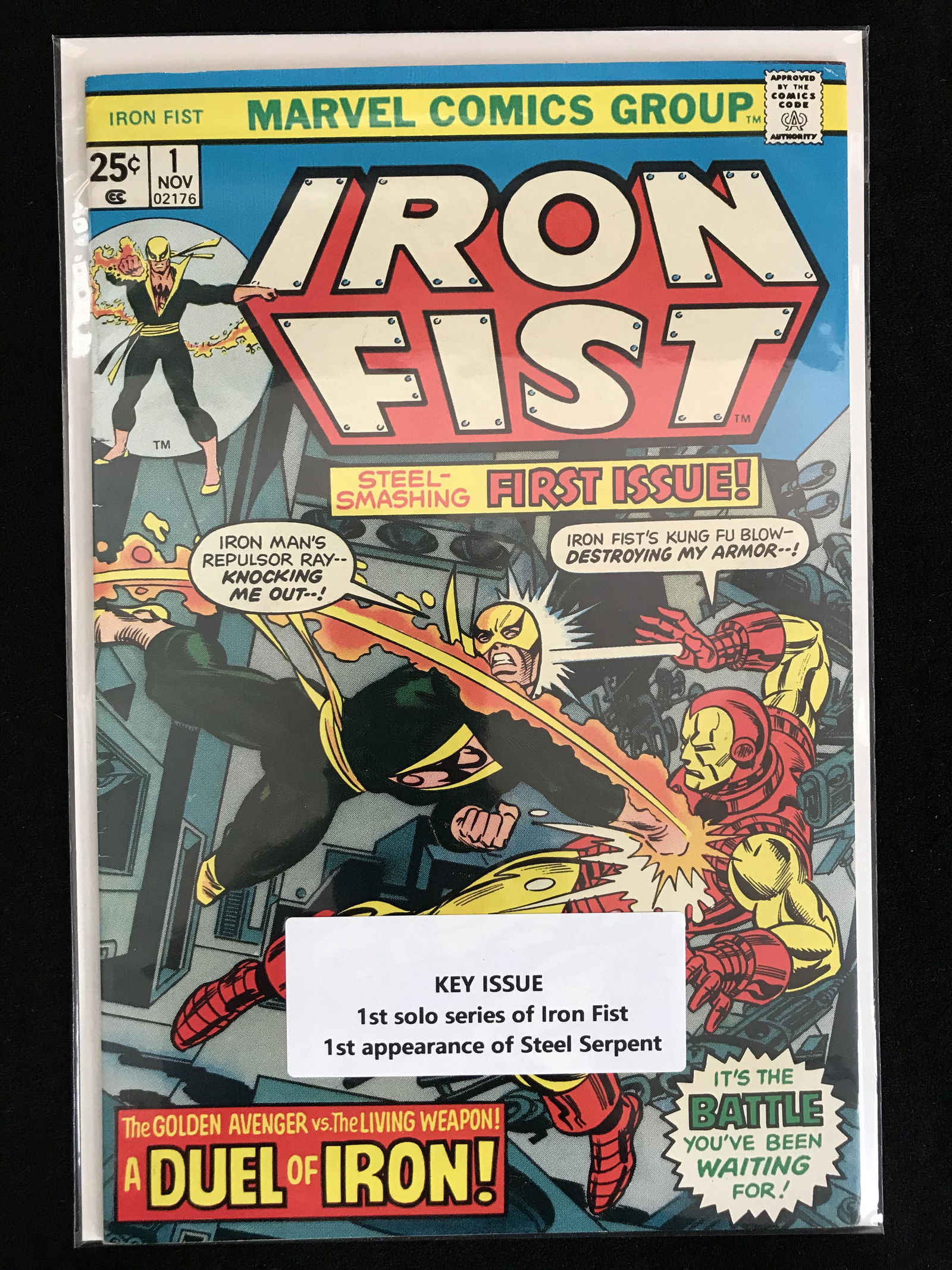 MARVEL COMICS IRON FIST NO.1 (1ST SOLO IRON FIST) (1 of 1)