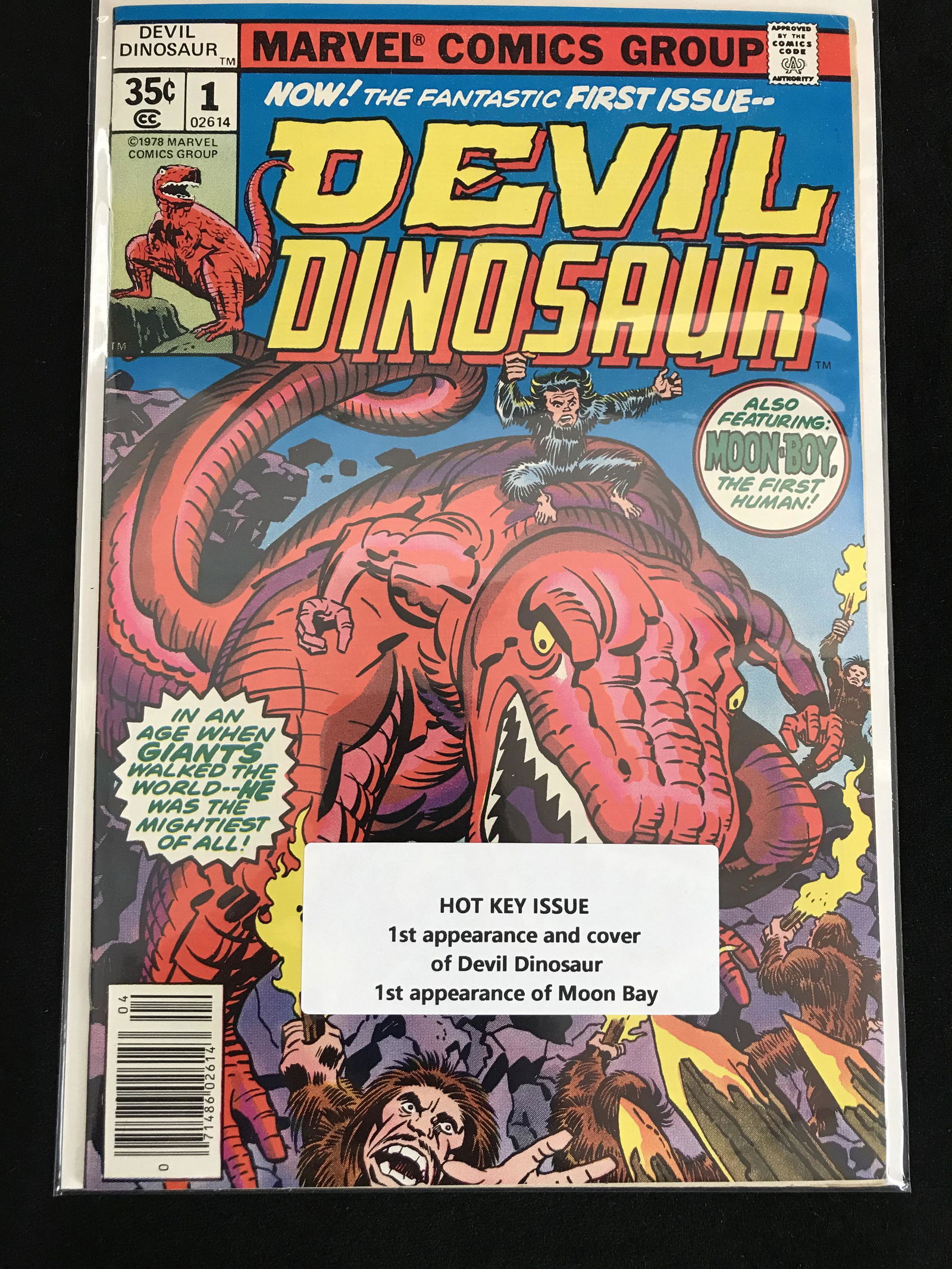 MARVEL COMICS DEVIL DINOSAUR NO.1 (1 of 1)