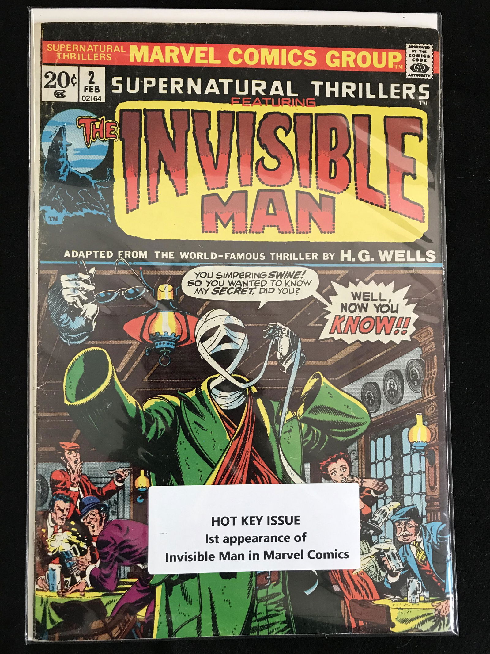 MARVEL COMCIS THE INVISIBLE NO.2 (1 of 1)