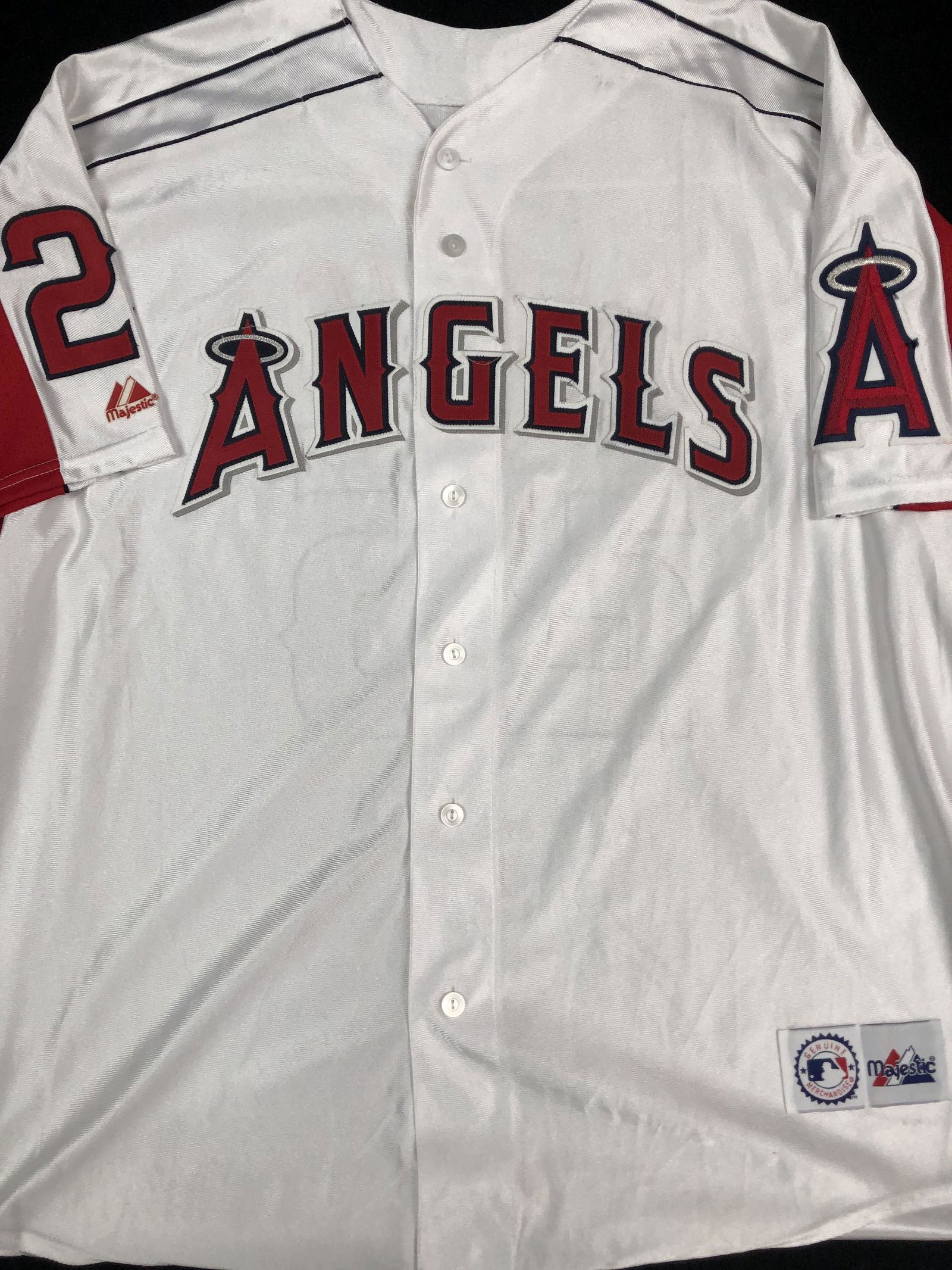 TROY GLAUS L.A ANGELS JERSEY (1 of 2)