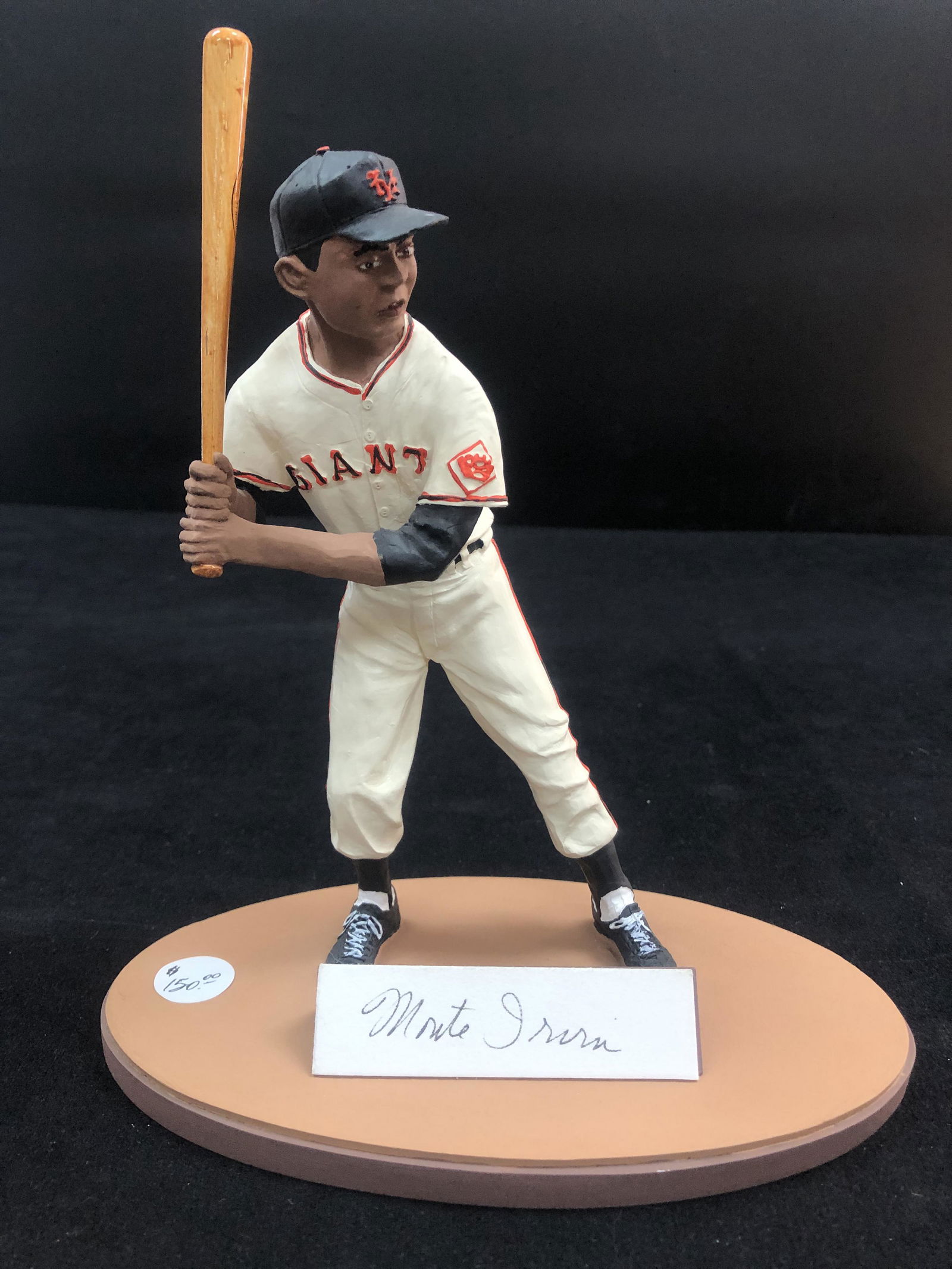 LTD. EDITION MONTE IRVIN SIGNED PORCELAIN STATUE (1 of 2)