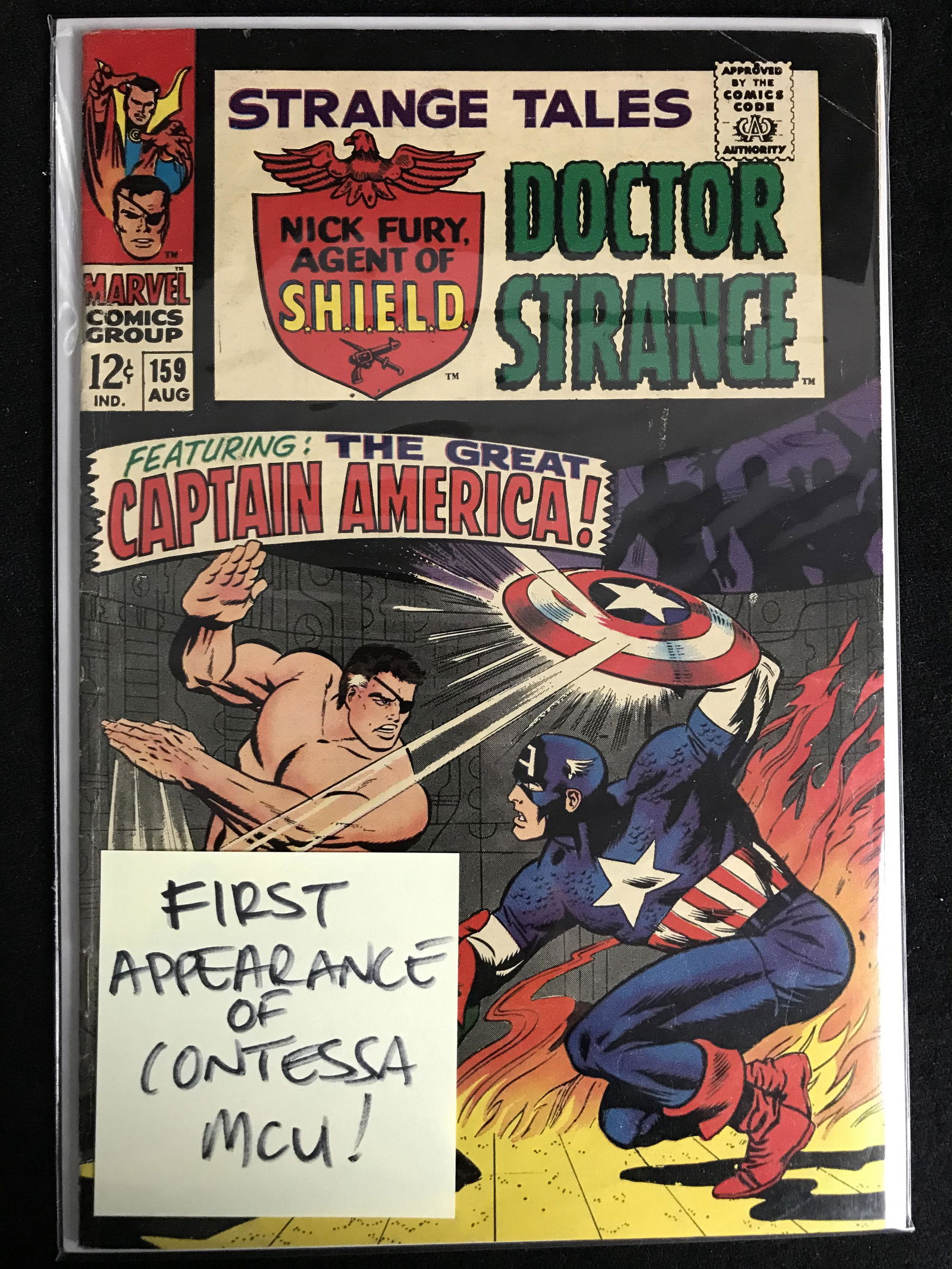 MARVEL COMICS STRANGE TALES NO.159 (FIRST APPEARANCE OF CONTESSA MCU) (1 of 1)
