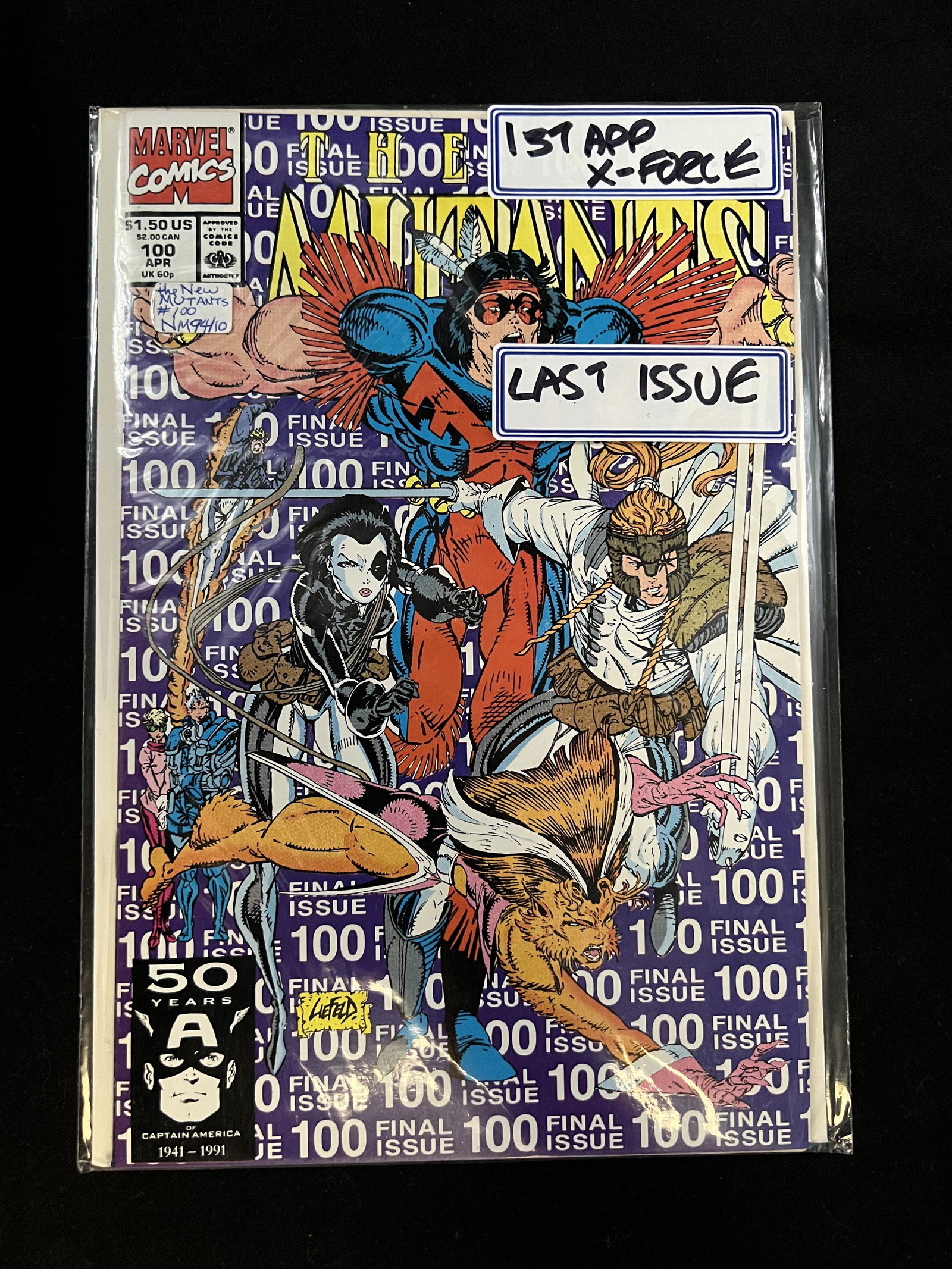 MARVEL COMICS THE NEW MUTANTS NO.100 (1ST APPEARANCE X FORCE) (1 of 1)