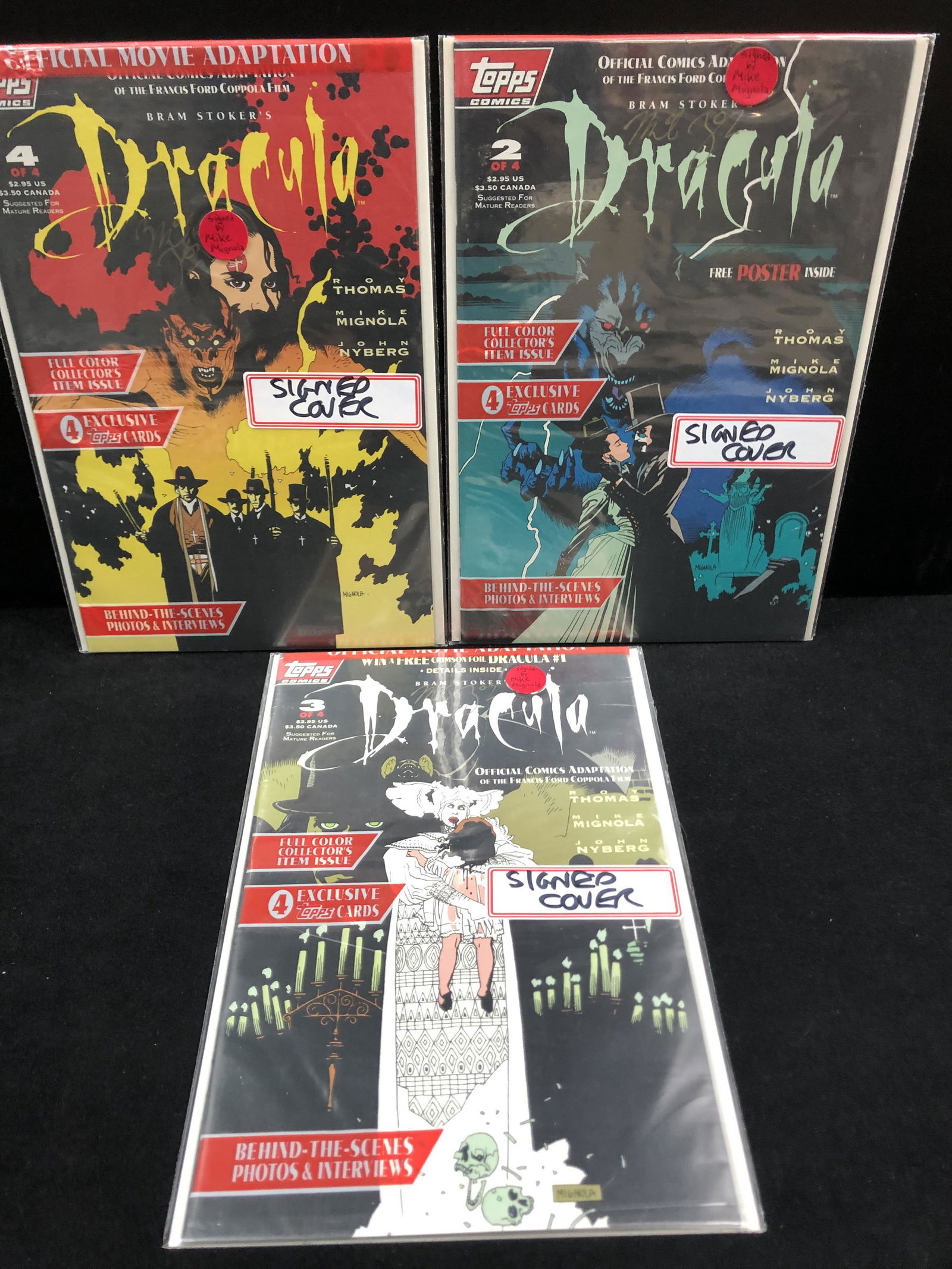 ARTIST SIGNED DRACULA COMIC BOOK LOT (1 of 1)