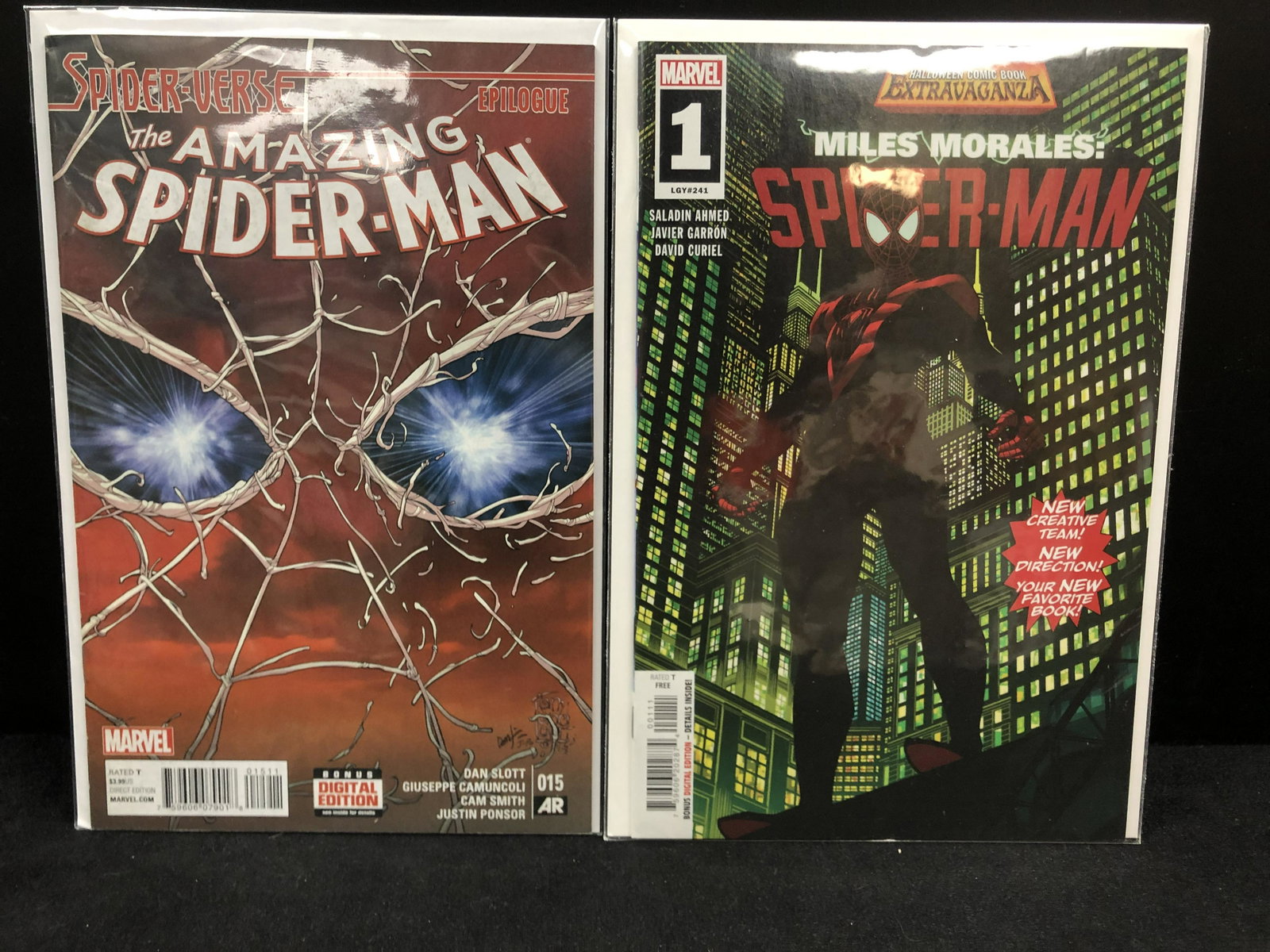 THE AMAZING SPIDER-MAN AND MILES MORALES COMIC BOOK LOT: THE AMAZING SPIDER-MAN AND MILES MORALES COMIC BOOK LOT