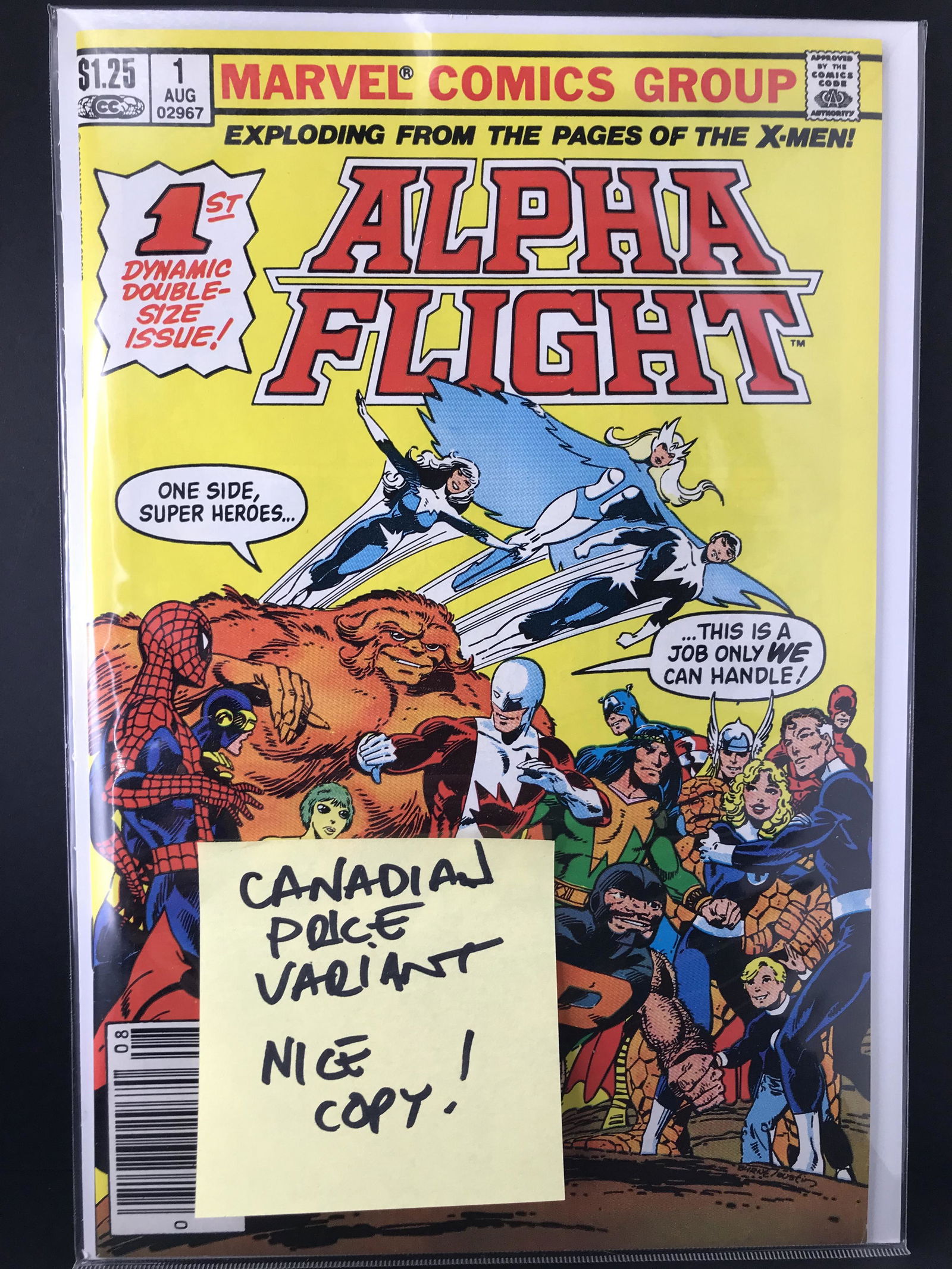MARVEL COMICS ALPHA FIGHT #1 (1 of 1)
