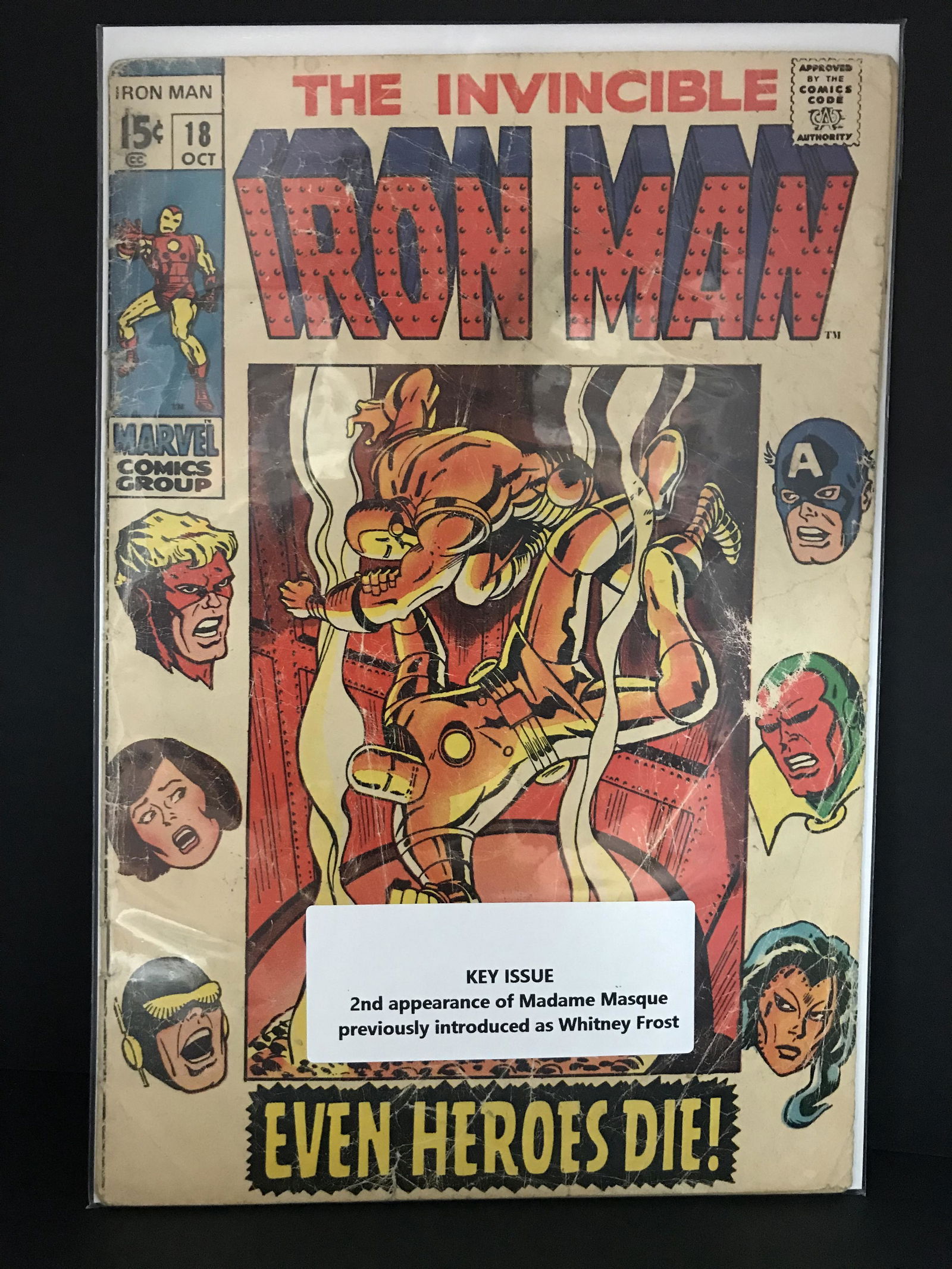 MARVEL COMICS THE INVINCIBLE IRON MAN #18 (1 of 1)