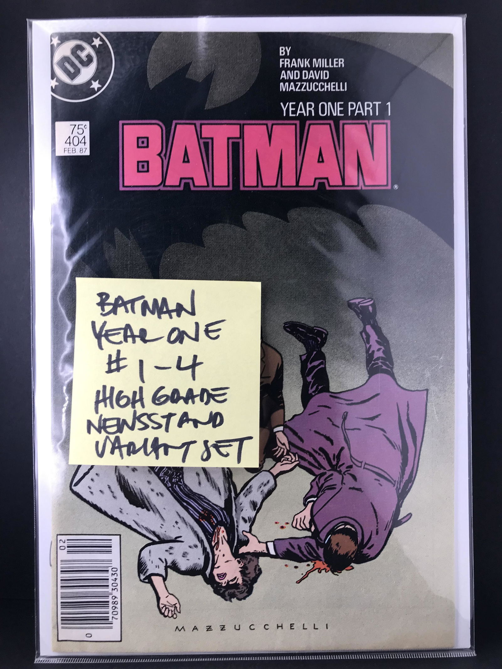DC COMICS BATMAN YEAR ONE PART 1 NEWSTAND VARIANT (1 of 1)