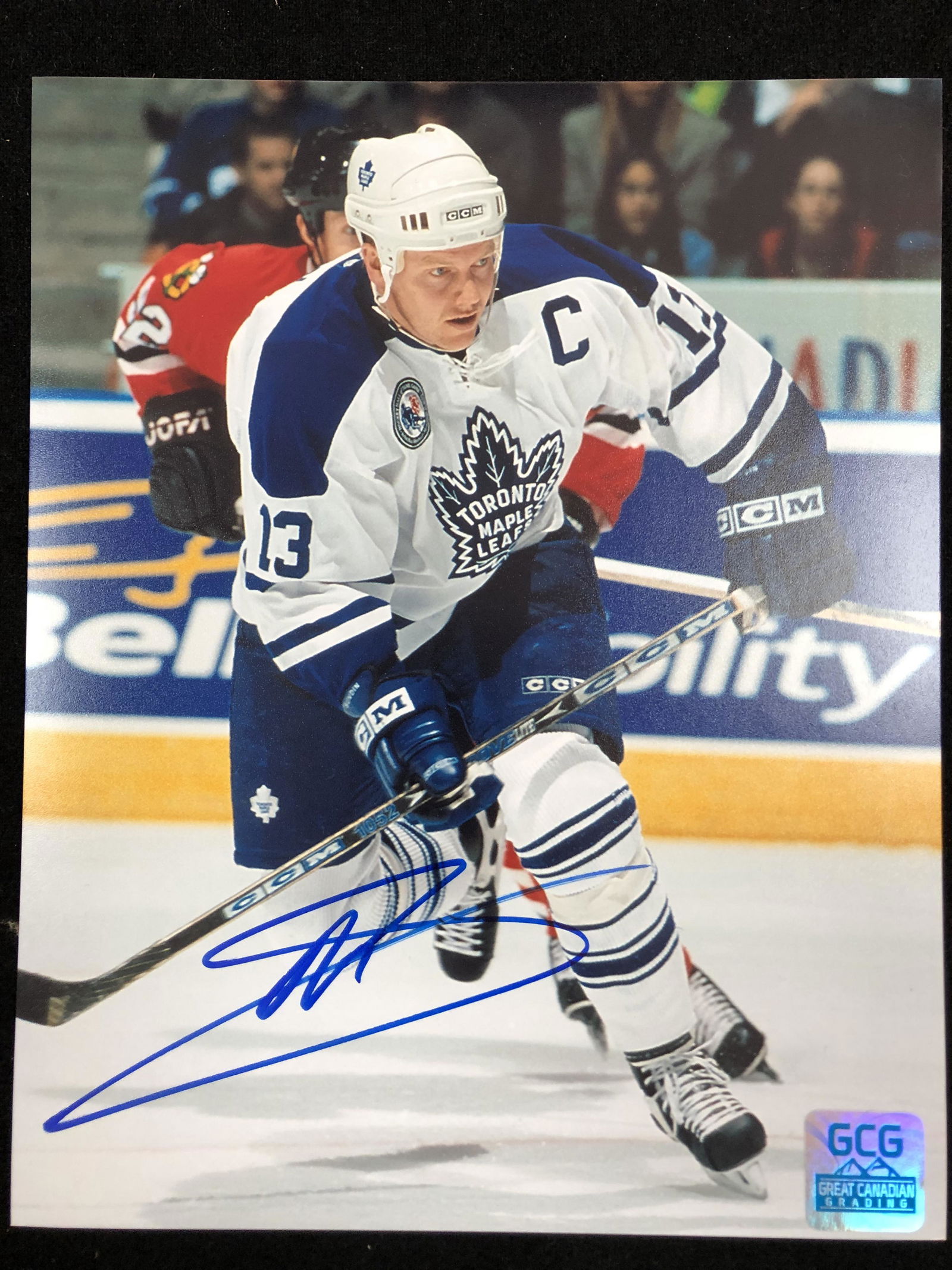 MATS SUDIN SIGNED TORONTO MAPLE LEAFS 8 X 10 (GCG COA) (1 of 1)