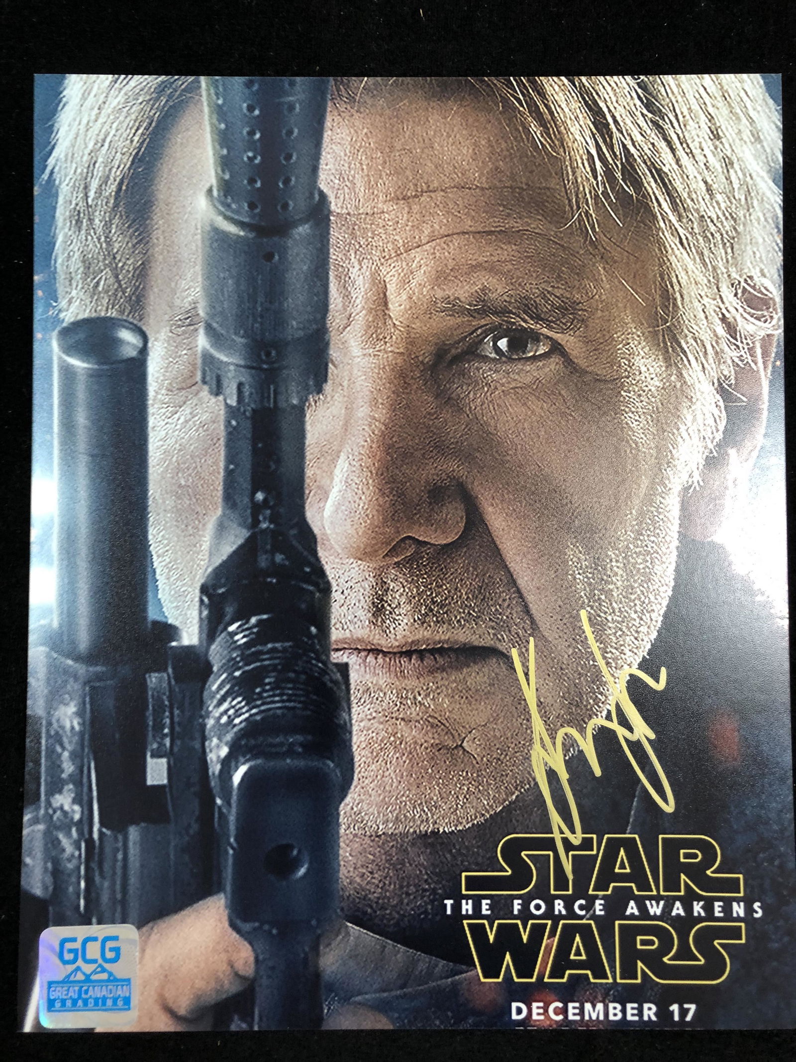 HARRISON FORD SIGNED STAR WARS 8 X 10 (GCG COA) (1 of 1)