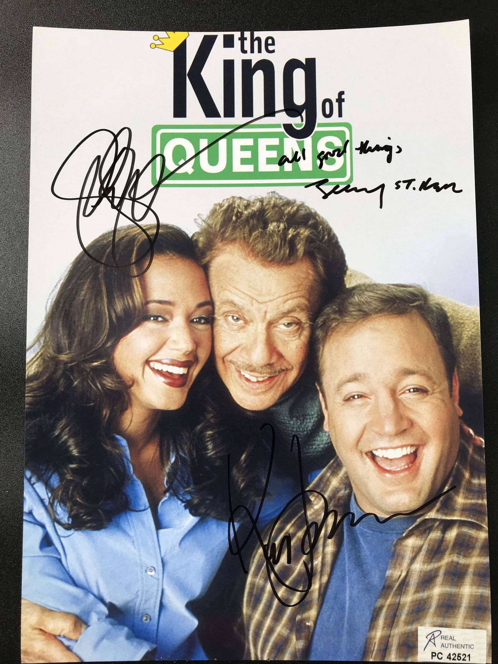 KING OF QUEENS CAST SIGNED 8 X 10 (RA COA) (1 of 2)