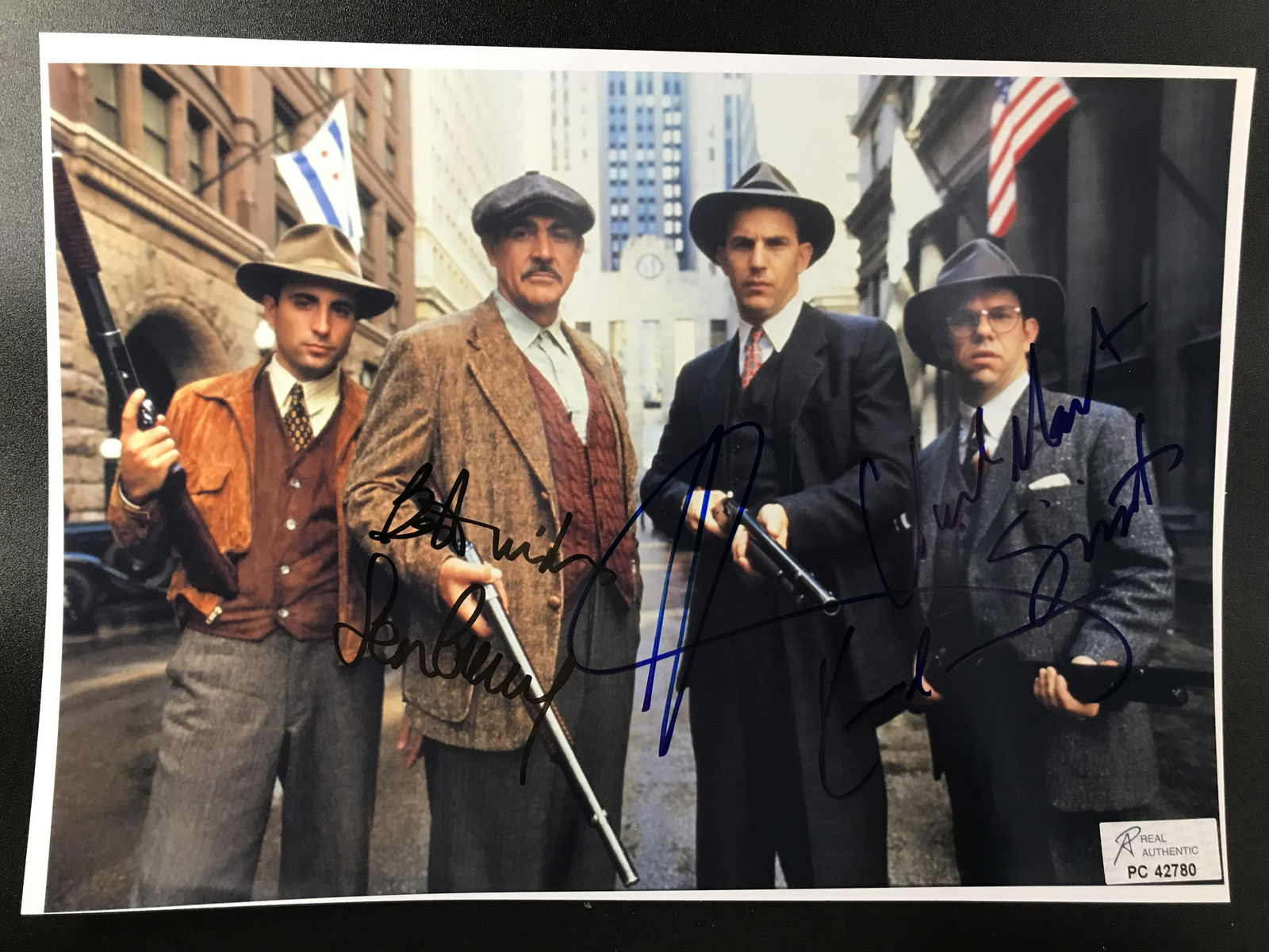 THE UNTOUCHABLES CAST SIGNED 8 X 10 (RA COA) (1 of 2)
