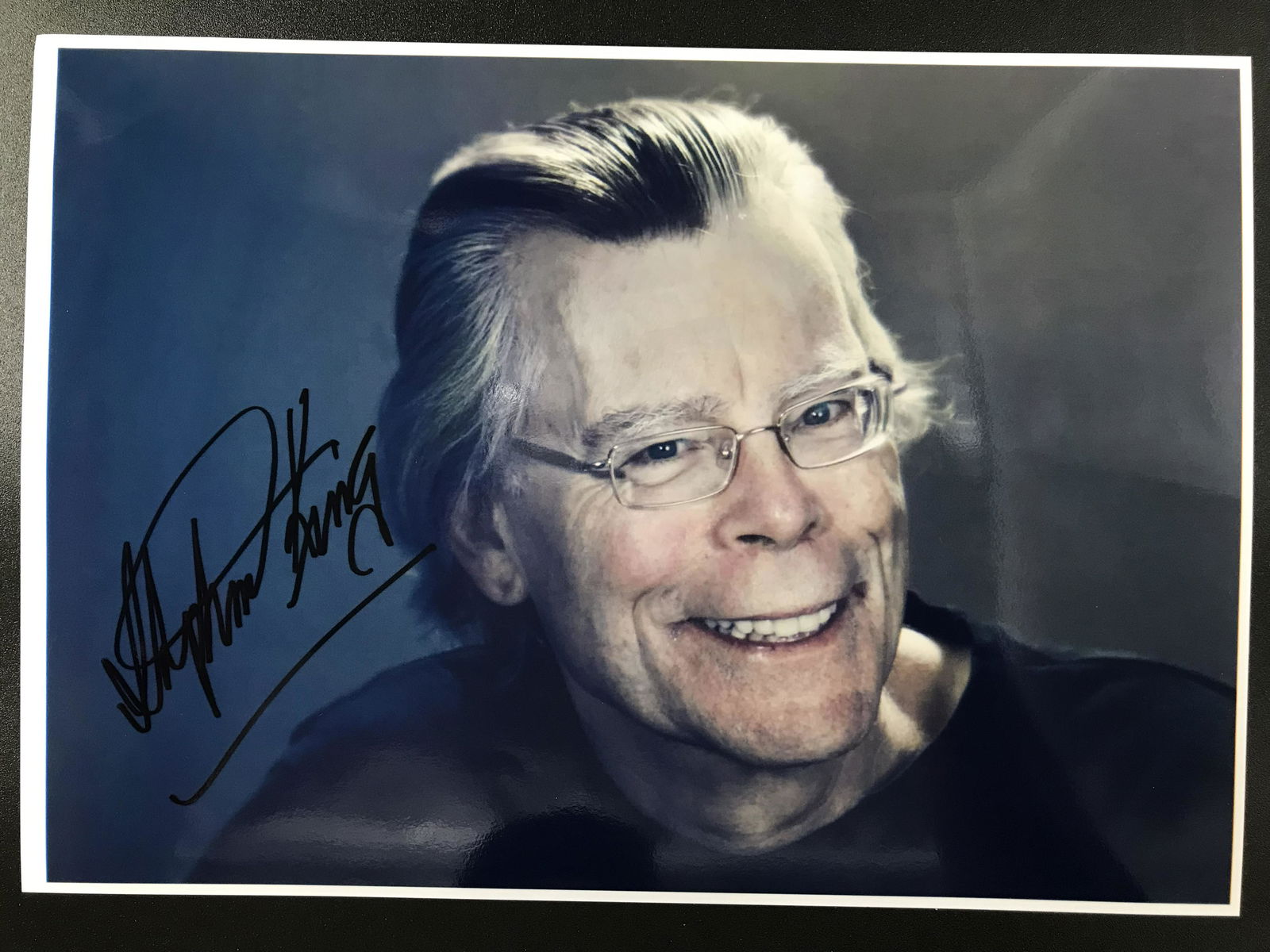 STEPHEN KING SIGNED 8 X 10 (RA COA) (1 of 2)