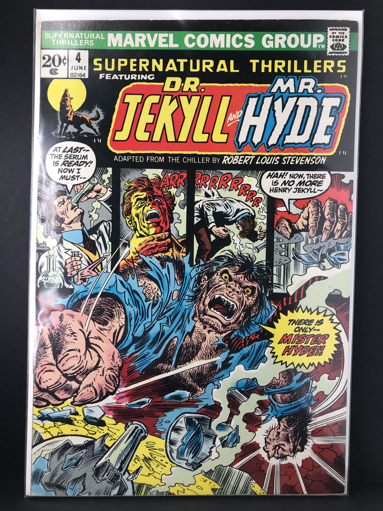 MARVEL COMIC DR. JEKYLL AND MR. HYDE #4 (1 of 1)